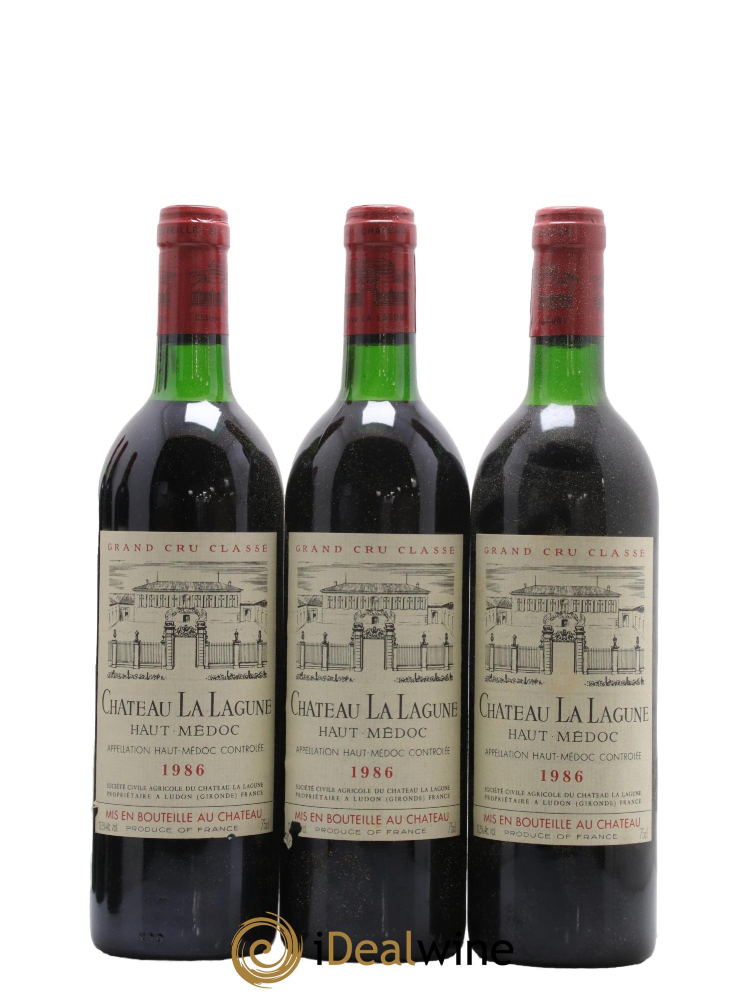 Château la Lagune 3ème Grand Cru Classé  1986 - Lot de 12 bouteilles - 2
