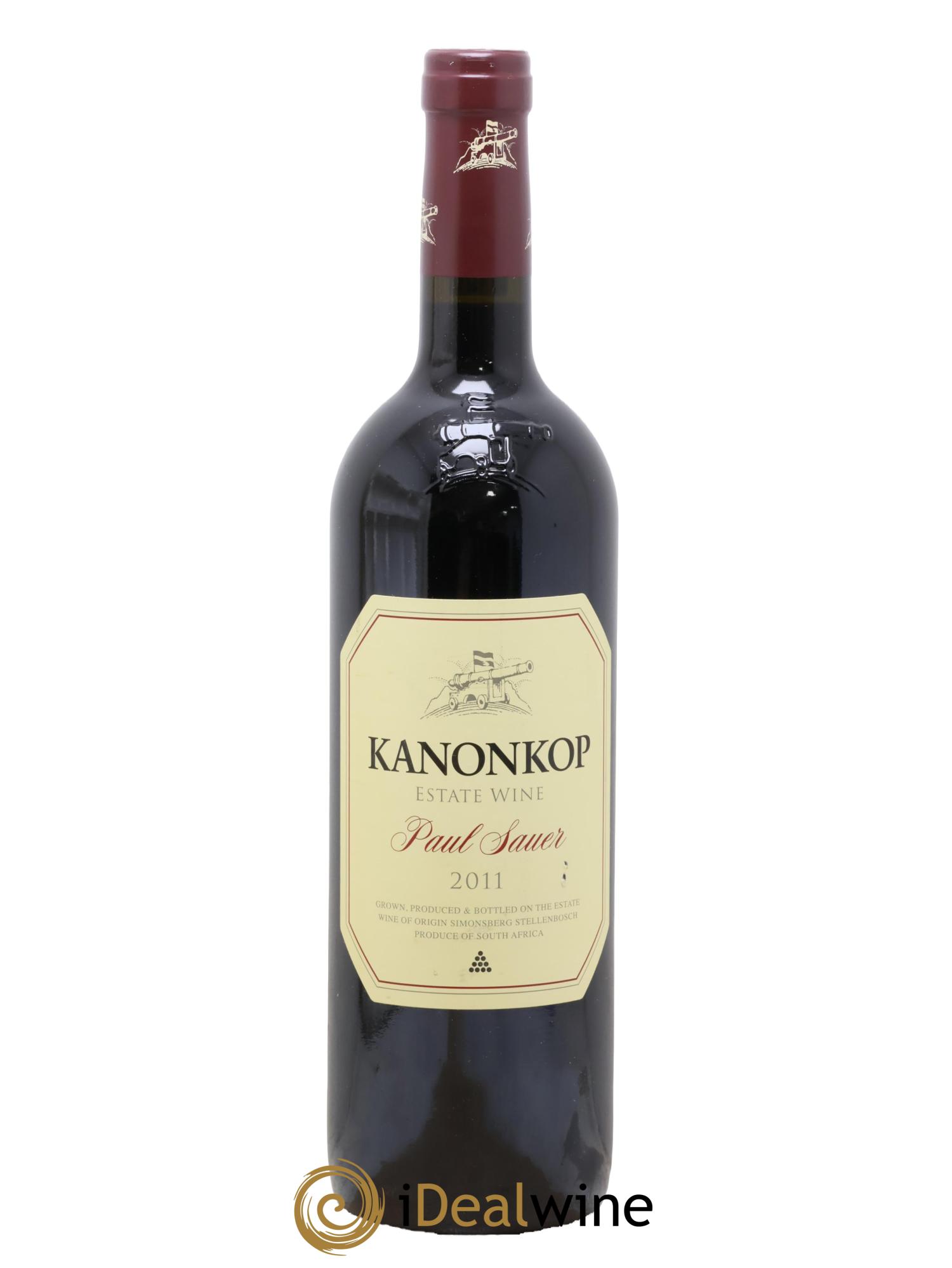Stellenbosch Kanonkop Paul Sauer 2011 - Lot of 1 bottle - 0