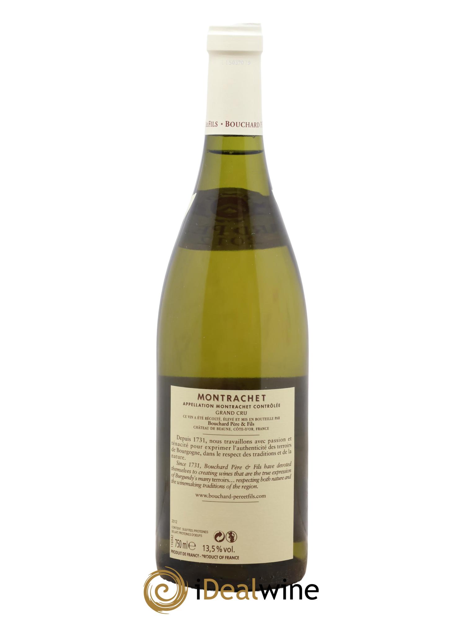 Montrachet Grand Cru Bouchard Père & Fils 2012 - Lot de 1 bouteille - 2