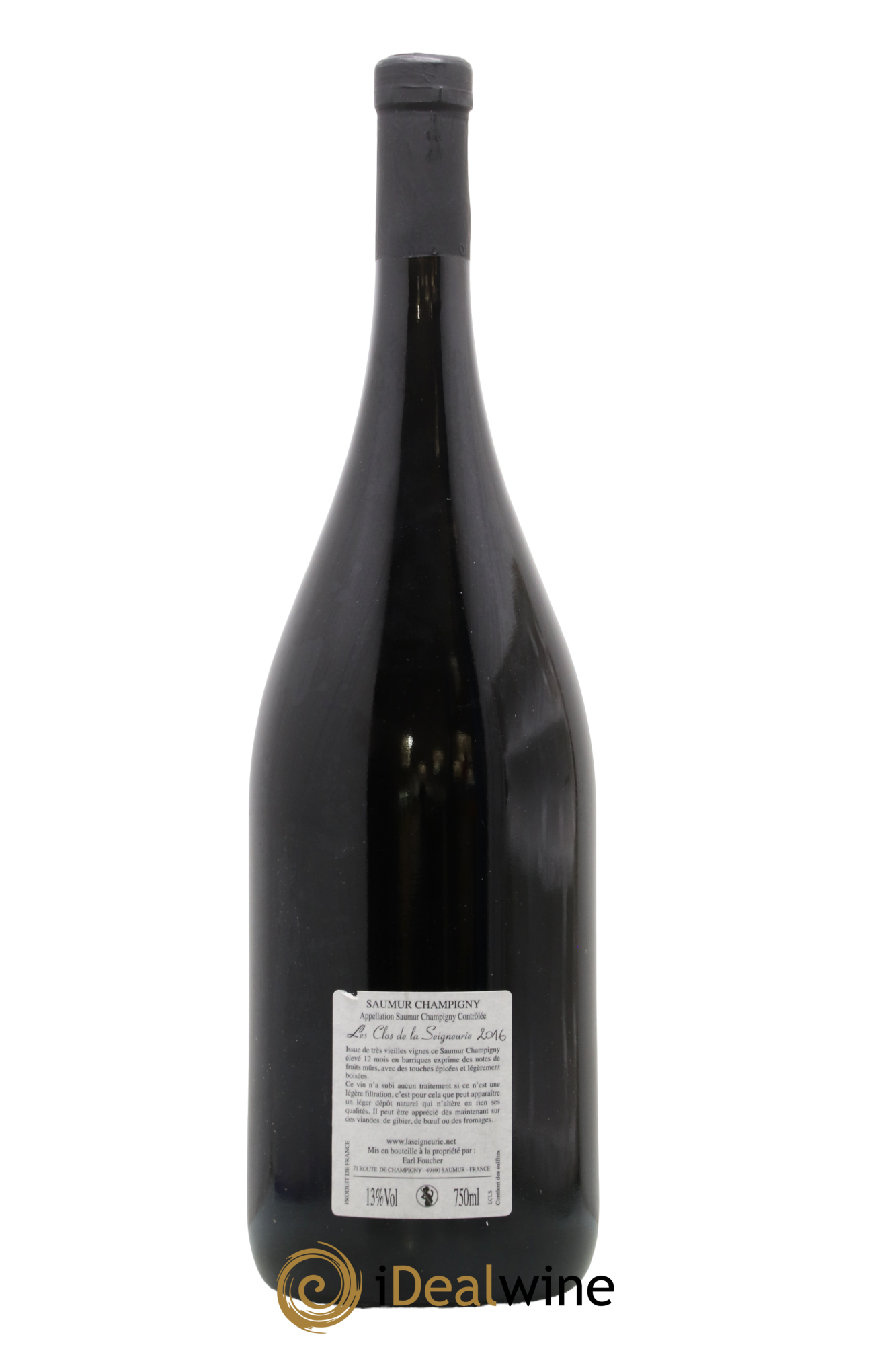 Saumur-Champigny Clos De La Seigneurie Domaine De La Seigneurie 2016 - Lot de 1 magnum - 1