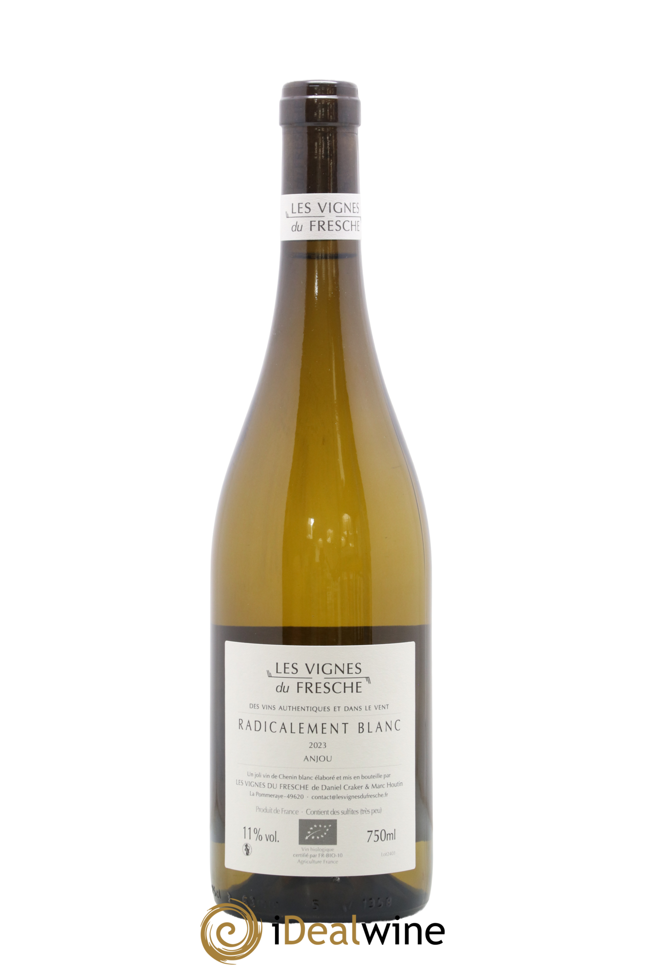Anjou Radicalement Blanc les Vignes du Fresche 2023 - Lot de 1 bouteille - 1