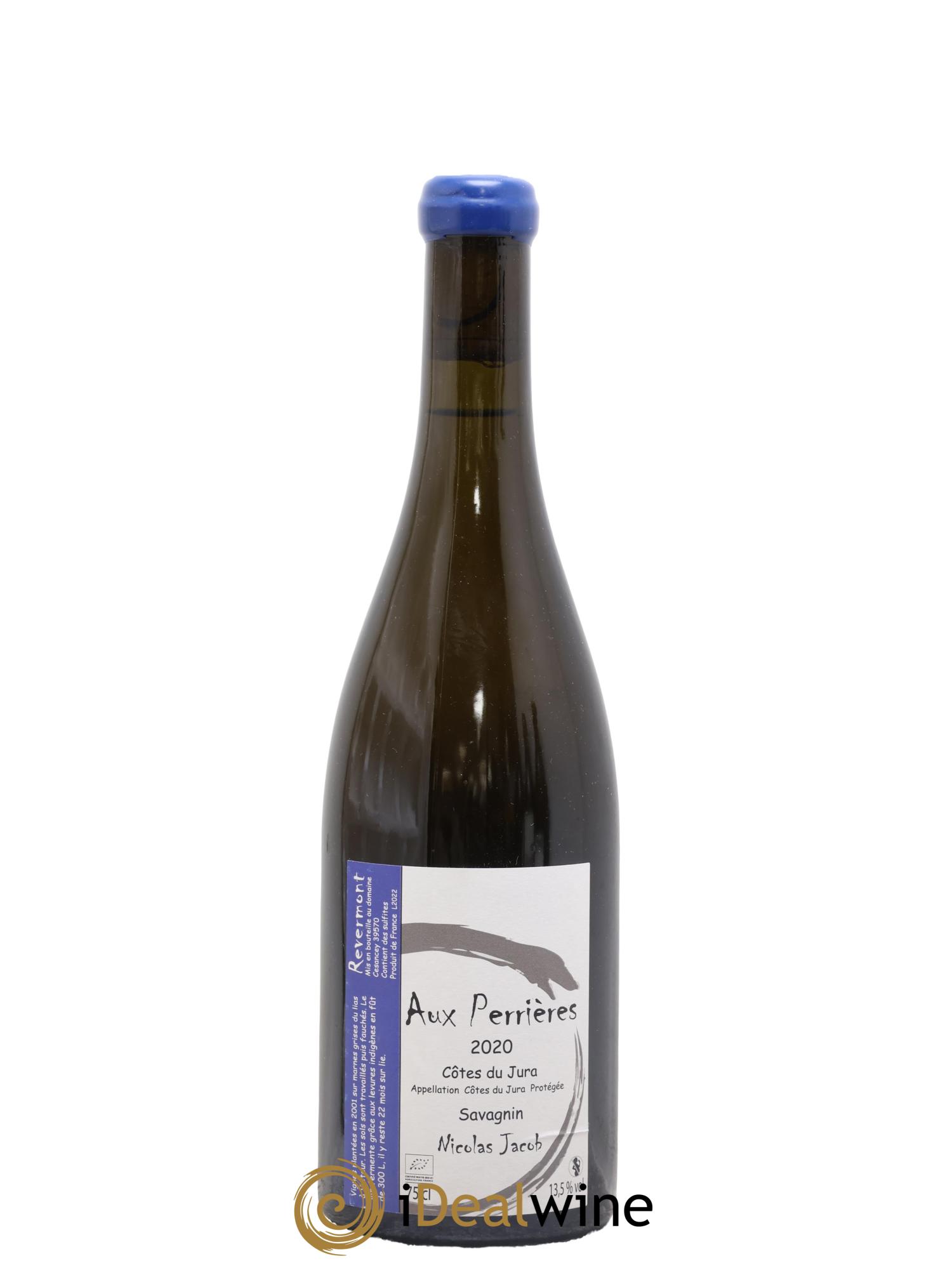 Côtes du Jura Savagnin Aux Perrières Nicolas Jacob 2020 - Lot de 1 bouteille - 0