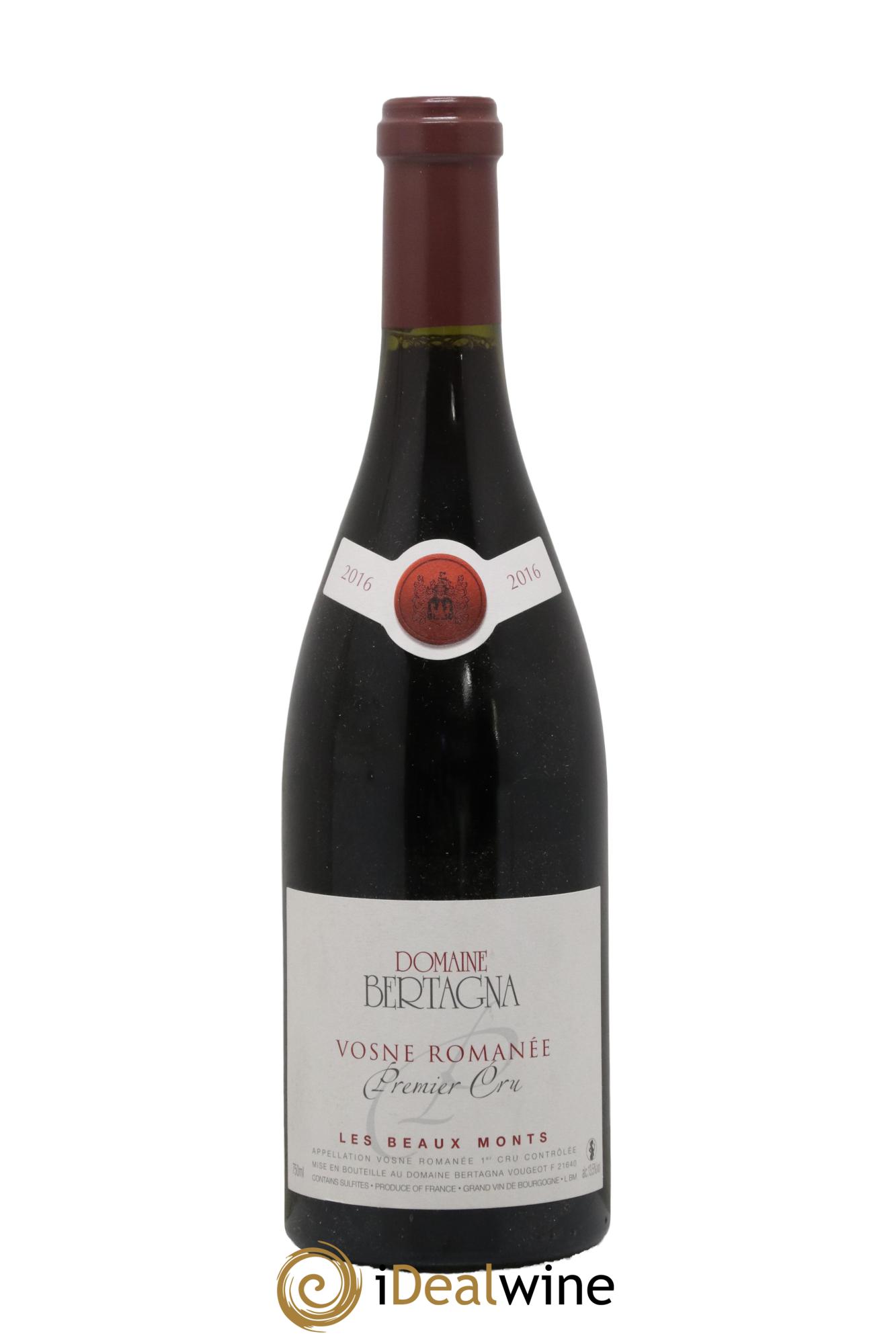 Vosne-Romanée 1er Cru Les Beaux-Monts Bertagna 2016 - Lot de 1 bouteille - 0