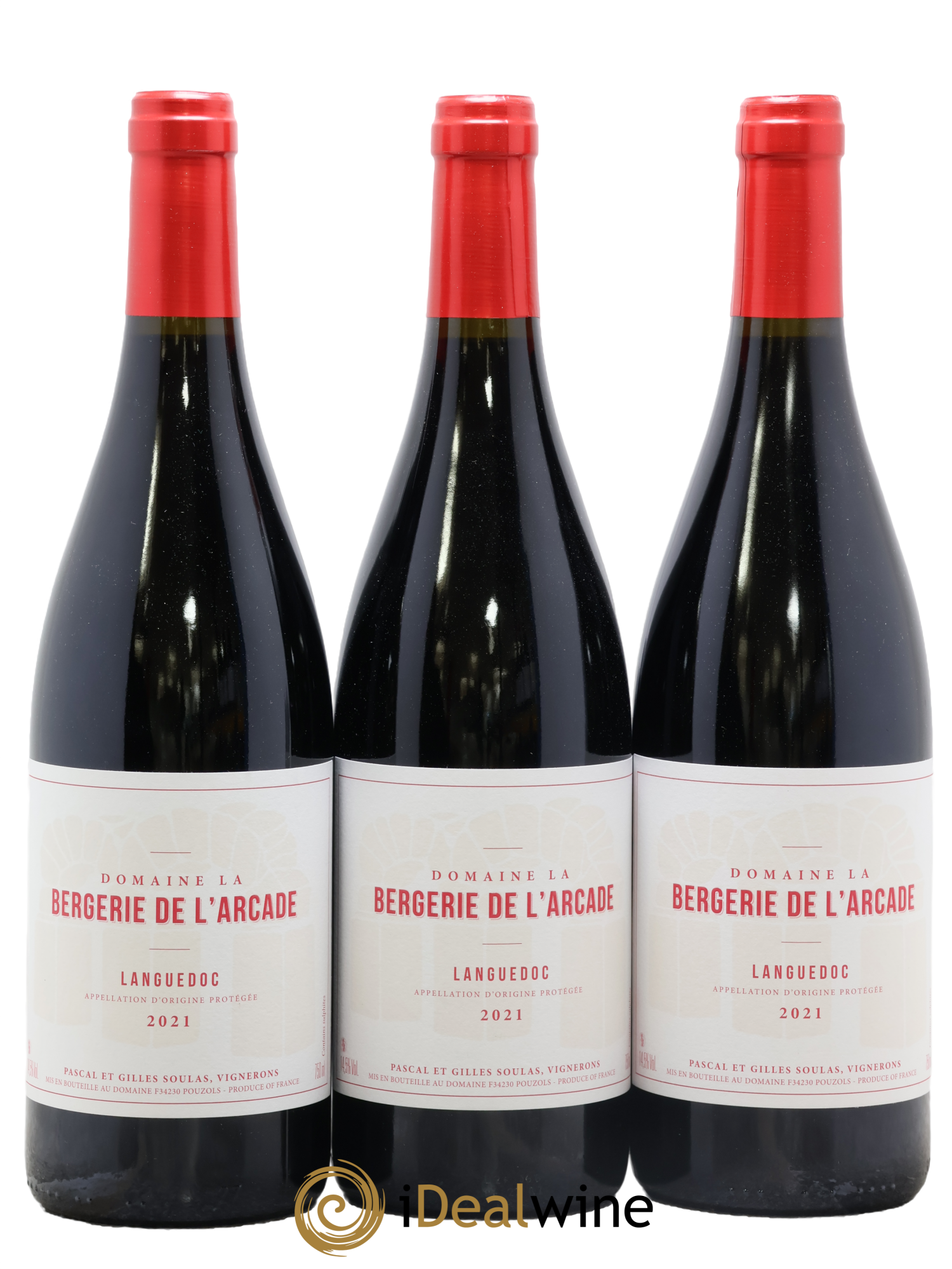 Languedoc La Bergerie de l'Arcade (Domaine) 2021 - Lote de 3 botellas - 0