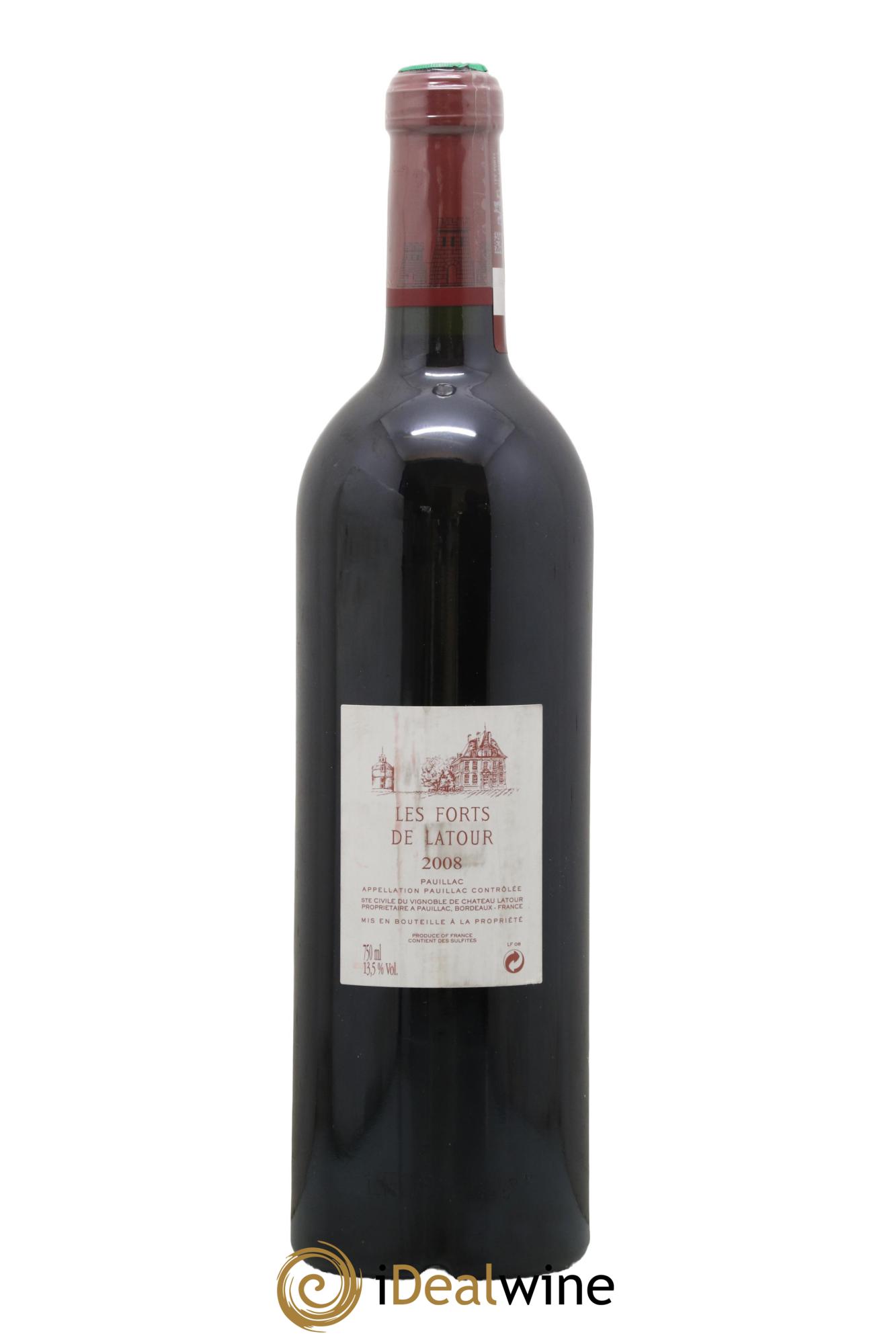 Les Forts de Latour Second Vin 2008 - Lot of 1 bottle - 1