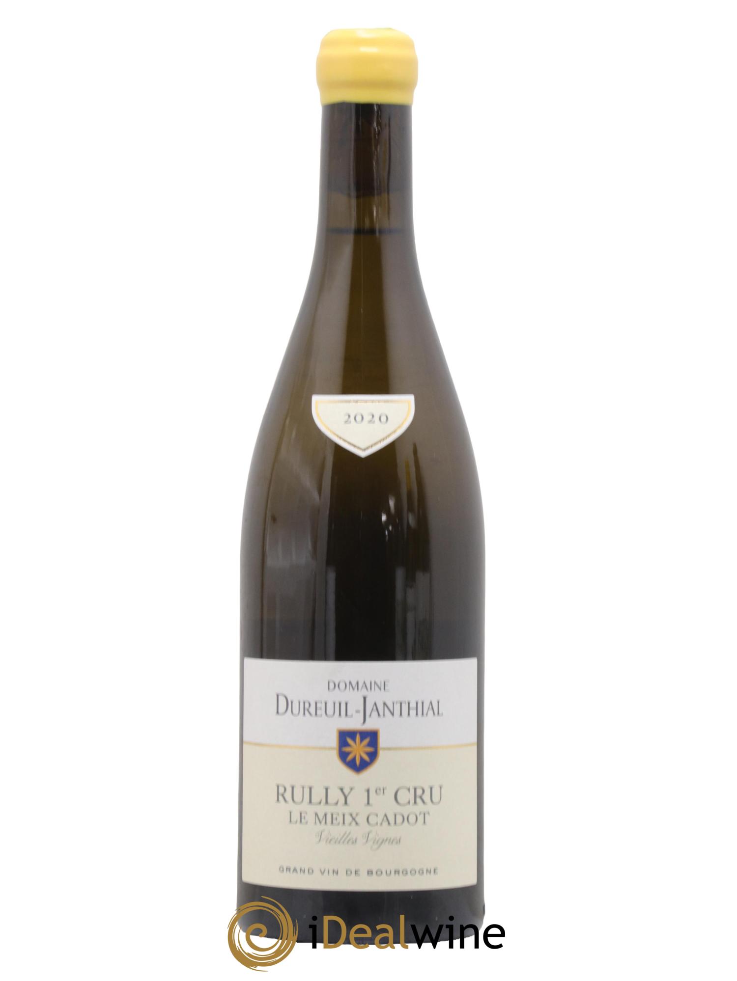 Rully 1er Cru Le Meix Cadot Vieilles Vignes Vincent Dureuil-Janthial 2020 - Lot de 1 bouteille - 0