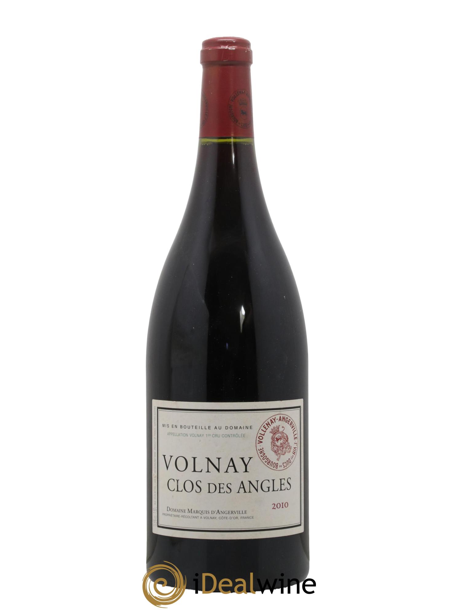 Volnay 1er Cru Clos des Angles Marquis d'Angerville (Domaine) 2010 - Lot de 1 magnum - 0