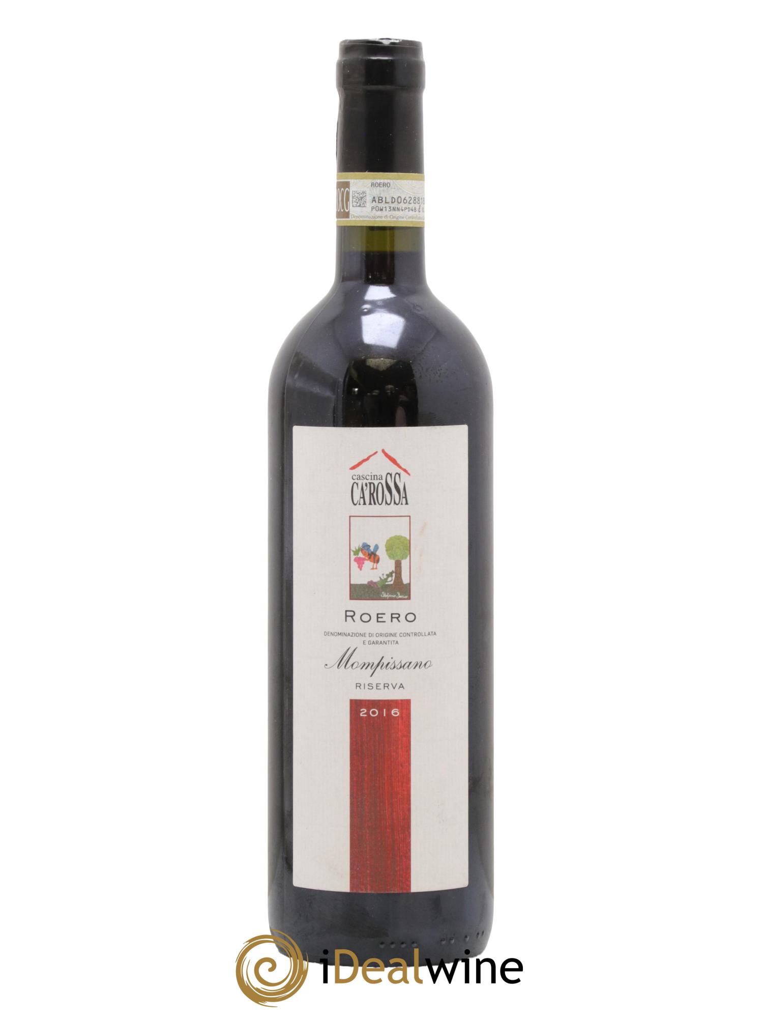 Italie Roero DOCG Cascina Ca Rossa Roero Mompissano Riserva 2016 - Lot de 1 bouteille - 0