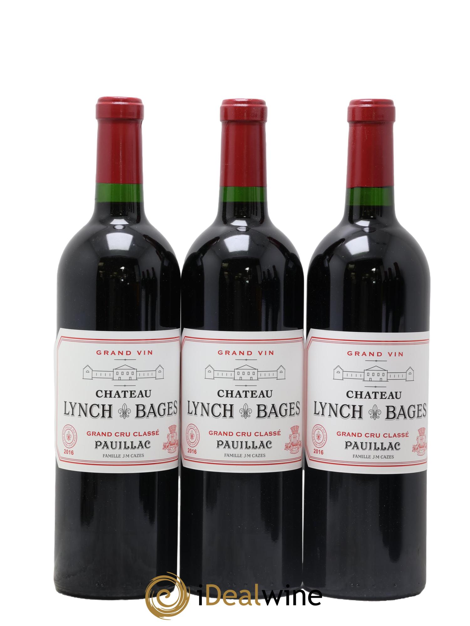 Château Lynch Bages 5ème Grand Cru Classé  2016 - Lot of 6 bottles - 3