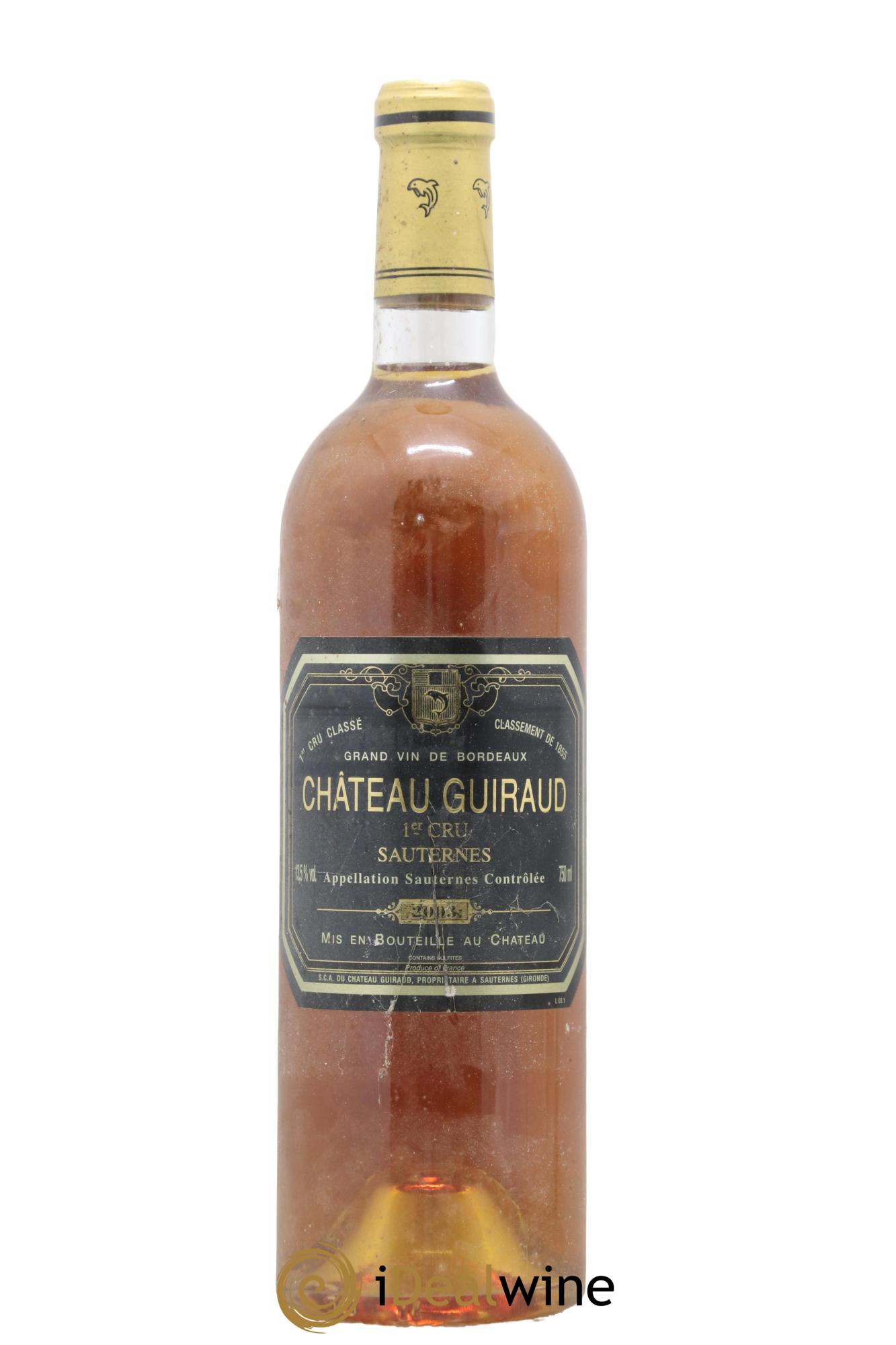 Château Guiraud 1er Grand Cru Classé 2003 - Lot of 1 bottle - 0