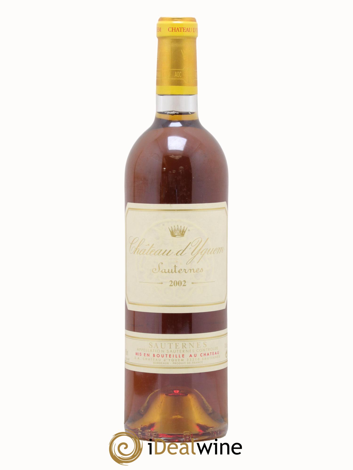 Château d' Yquem 1er Cru Classé Supérieur 2002 - Lotto di 1 bottiglia - 0