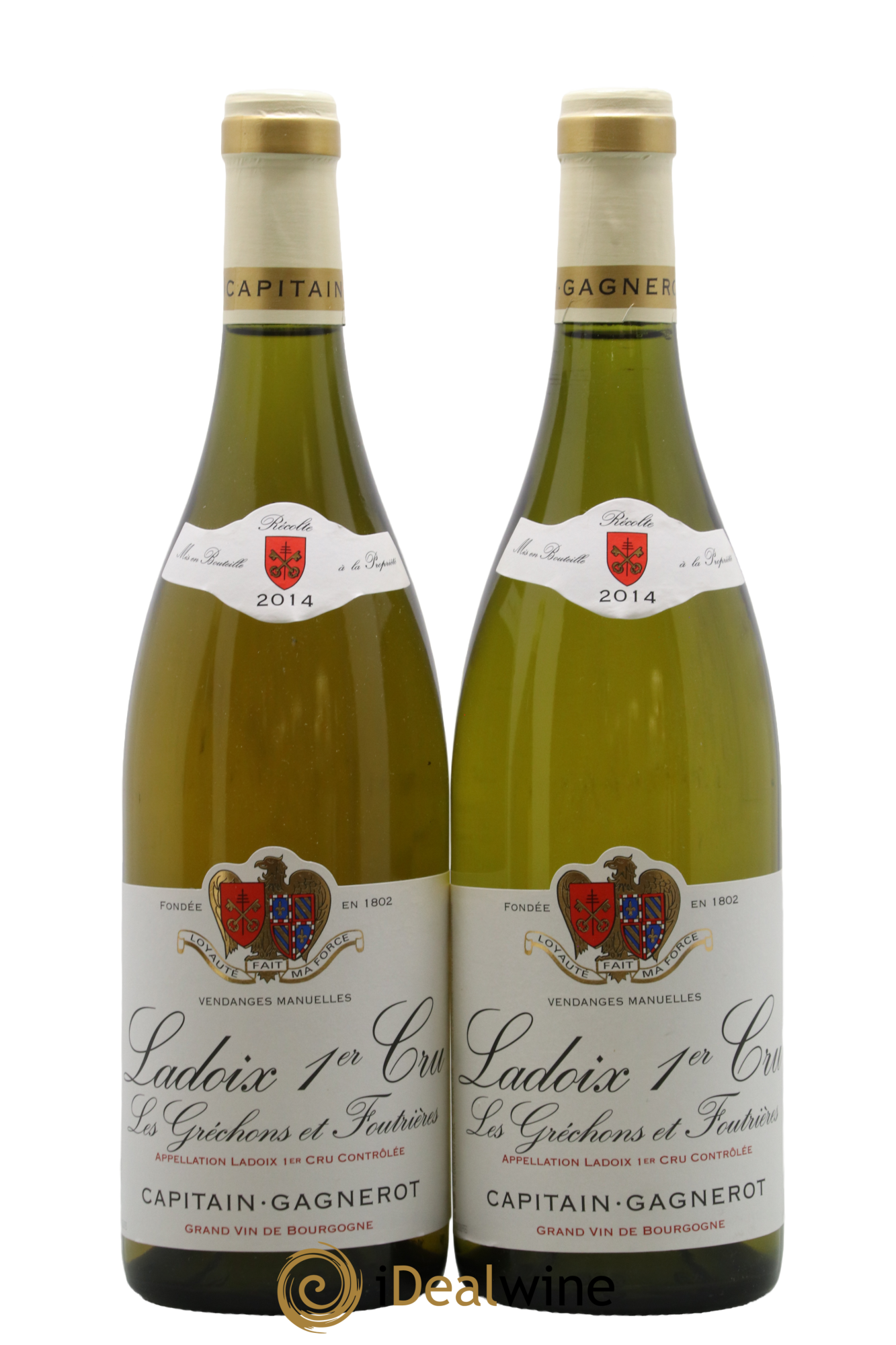 Ladoix 1er Cru Les Gréchons et Foutrières Capitain-Gagnerot 2014 - Lot de 2 bouteilles - 0