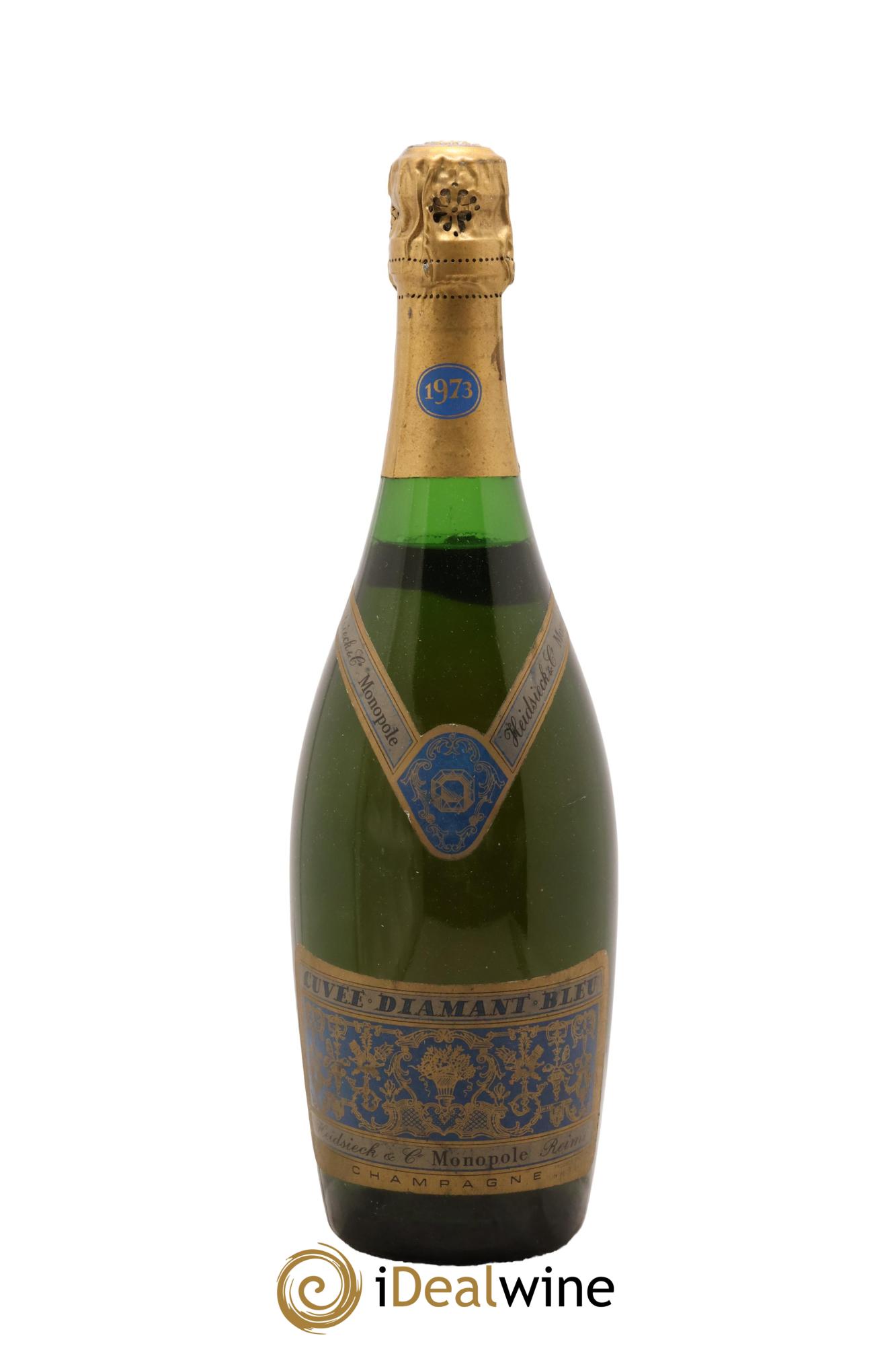 Diamant Bleu Monopole Heidsieck & Co 1973 - Lot of 1 bottle - 0