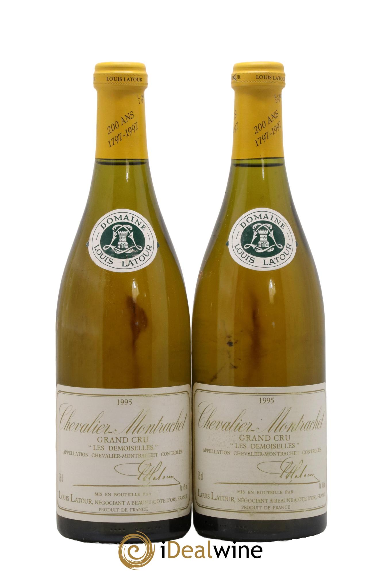 Chevalier-Montrachet Grand Cru Les Demoiselles Louis Latour  1995 - Lotto di 2 bottiglie - 0