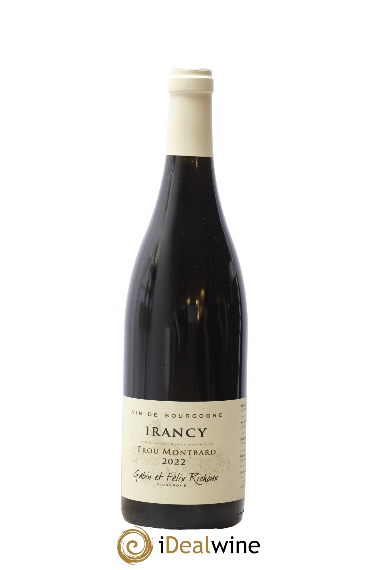 Irancy Trou Montbard Gabin Et Félix Richoux 2022 - Lote de 1 botella - 0