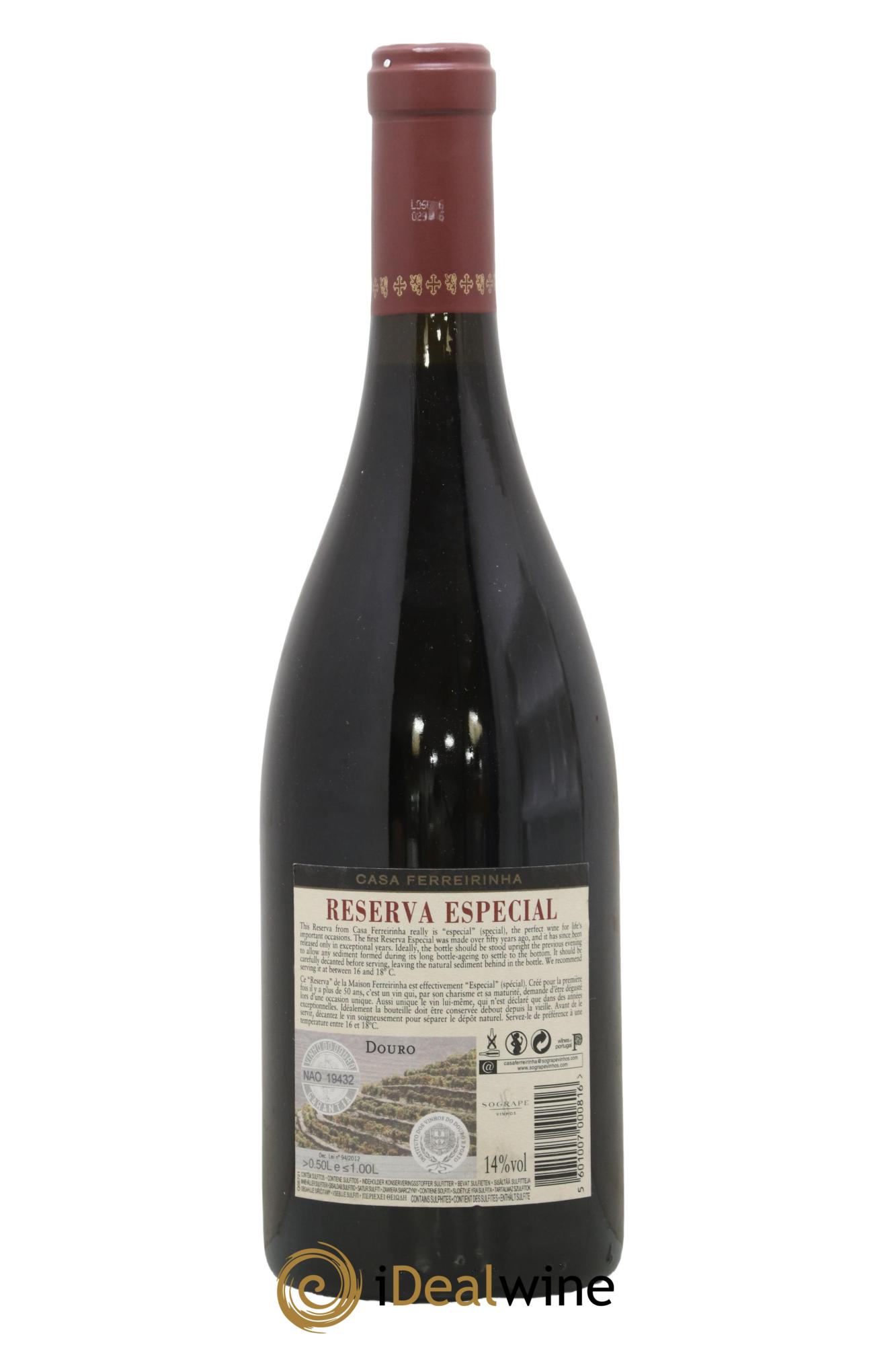 Douro Reserva Especial Casa Ferreirinha 2007 - Lot de 1 bouteille - 1