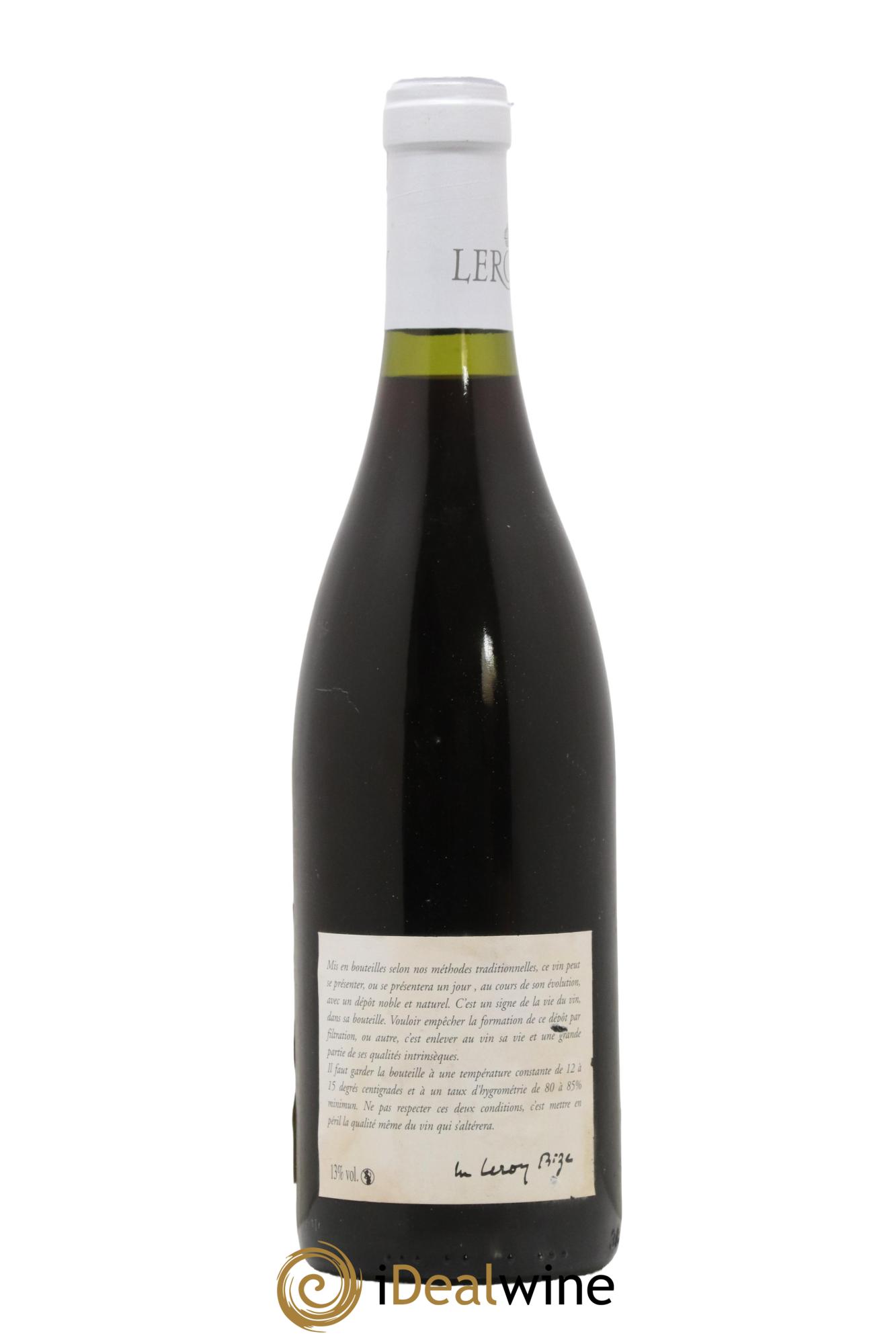 Vosne-Romanée Leroy SA Leroy SA 2009 - Lot de 1 bouteille - 1