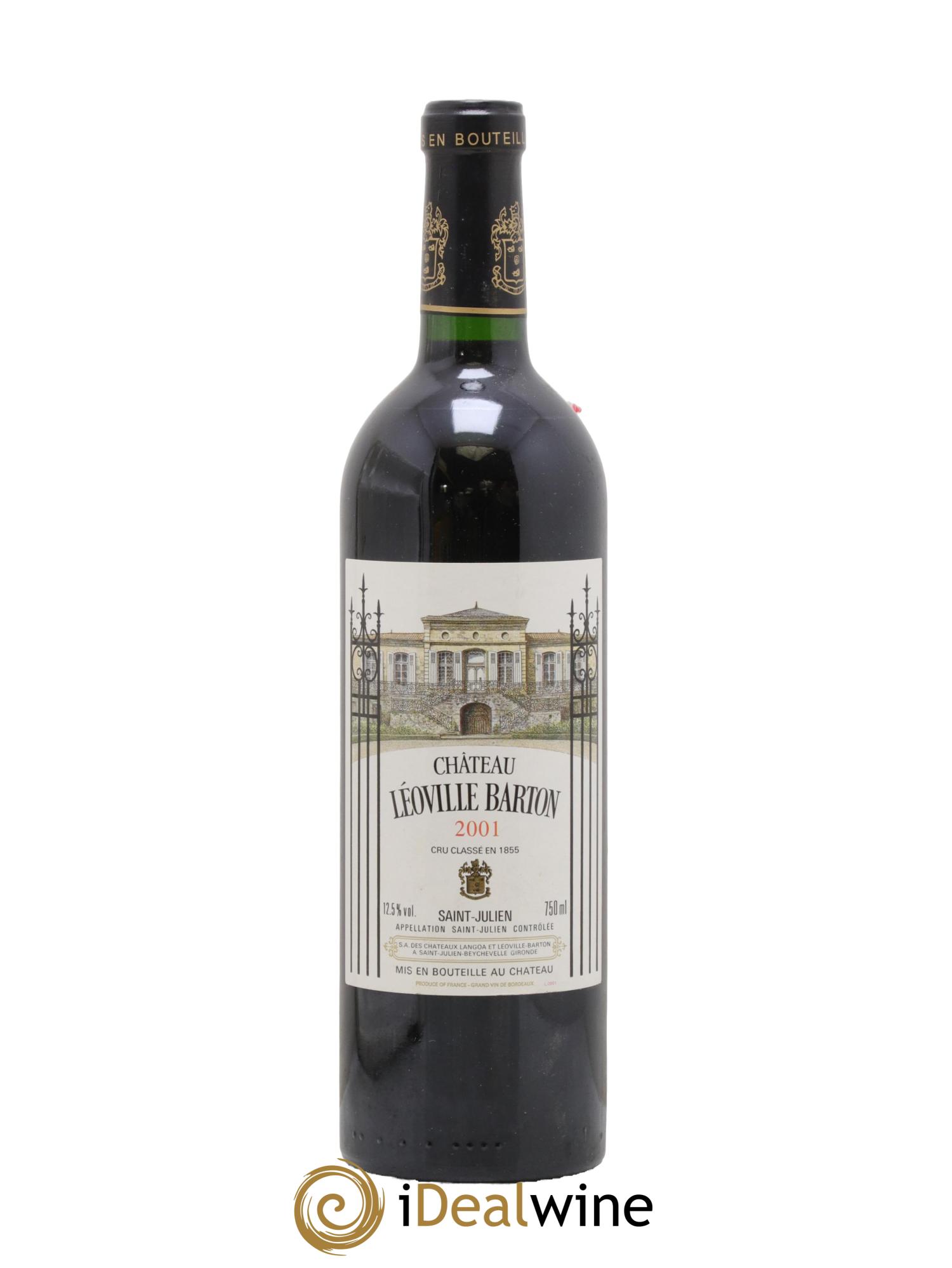 Château Léoville Barton 2ème Grand Cru Classé 2001 - Lot of 1 bottle - 0