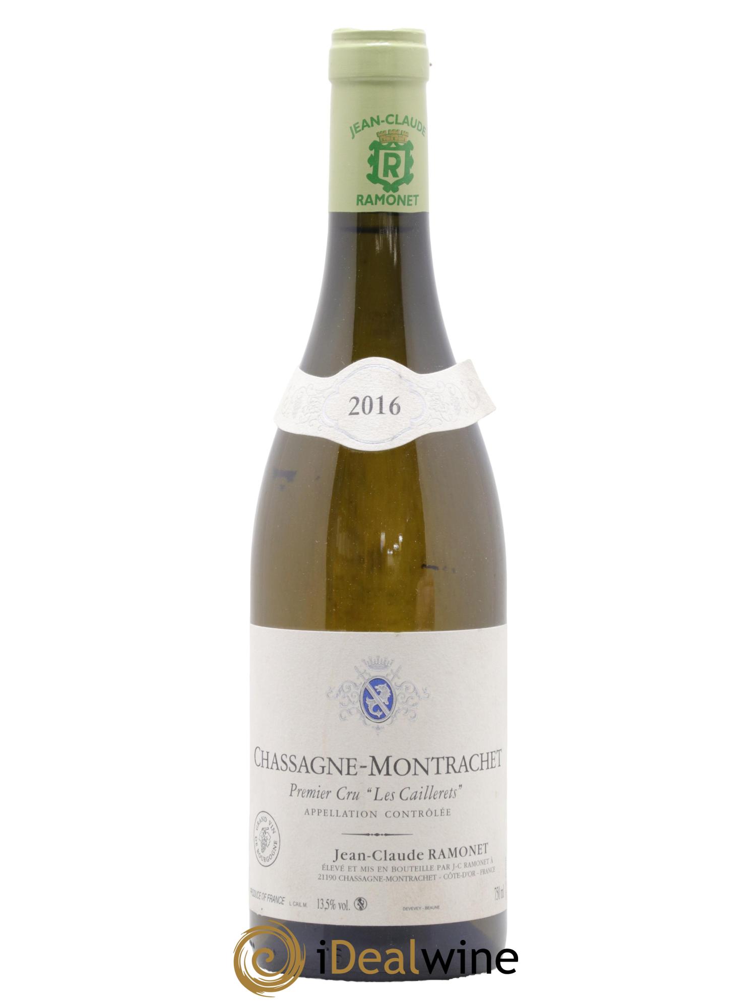 Chassagne-Montrachet 1er Cru Les Caillerets Ramonet (Domaine) 2016 - Lot de 1 bouteille - 0