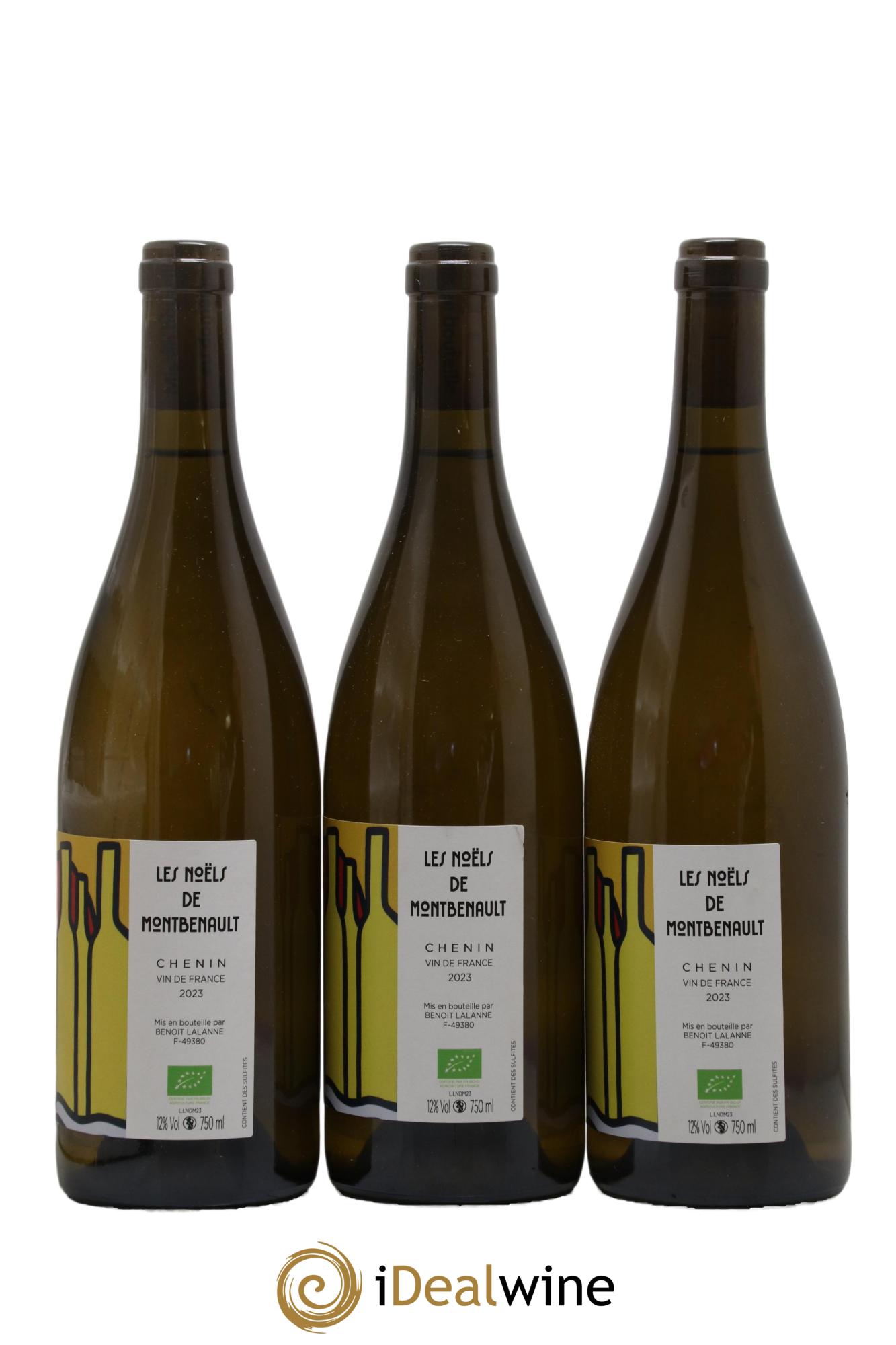 Vin de France Les Noëls de Montbenault Benoit Lalanne 2023 - Posten von 3 Flaschen - 1
