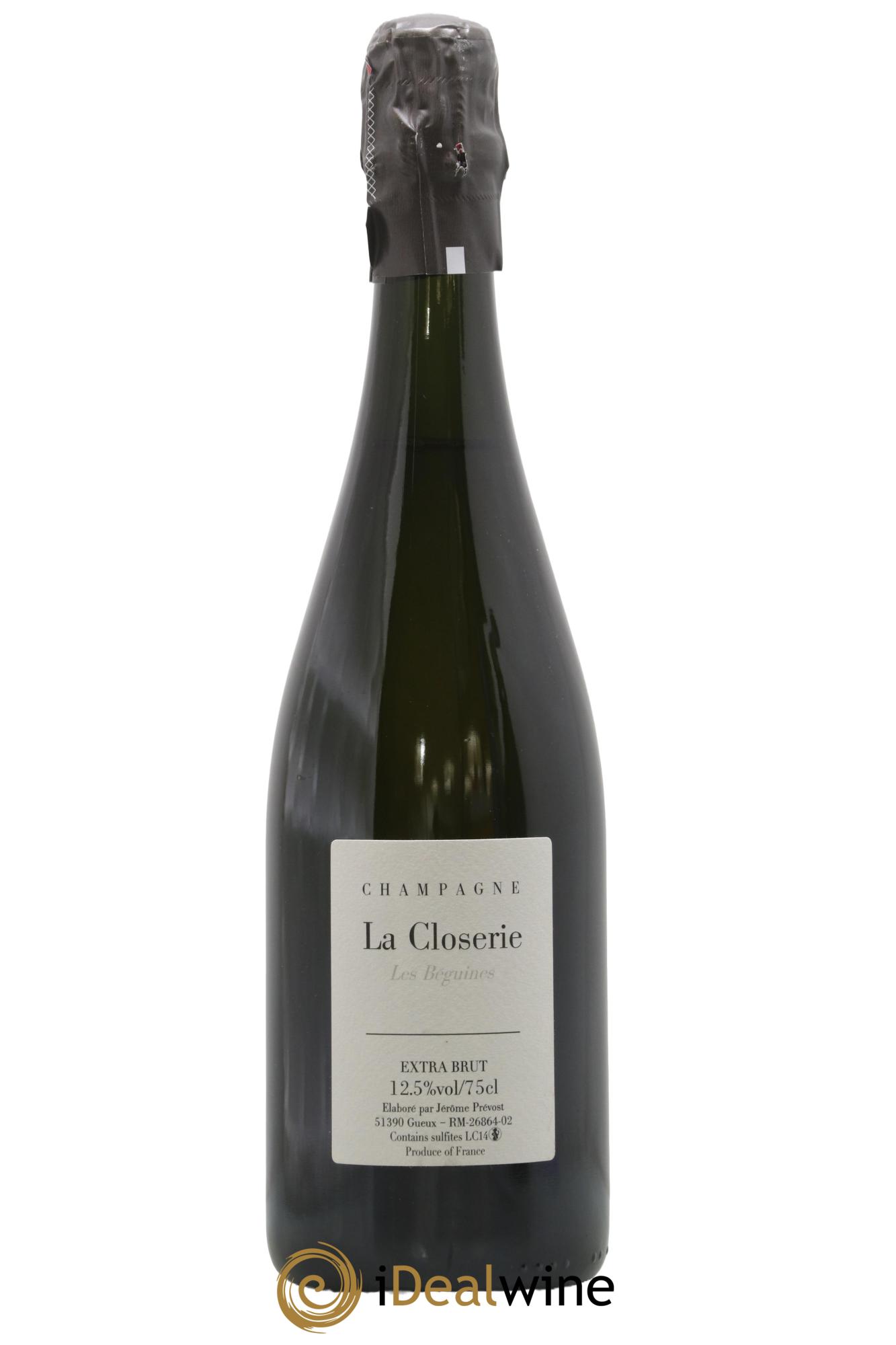 Les Béguines Extra-Brut Jérôme Prévost 2014 - Lot de 1 bouteille - 0