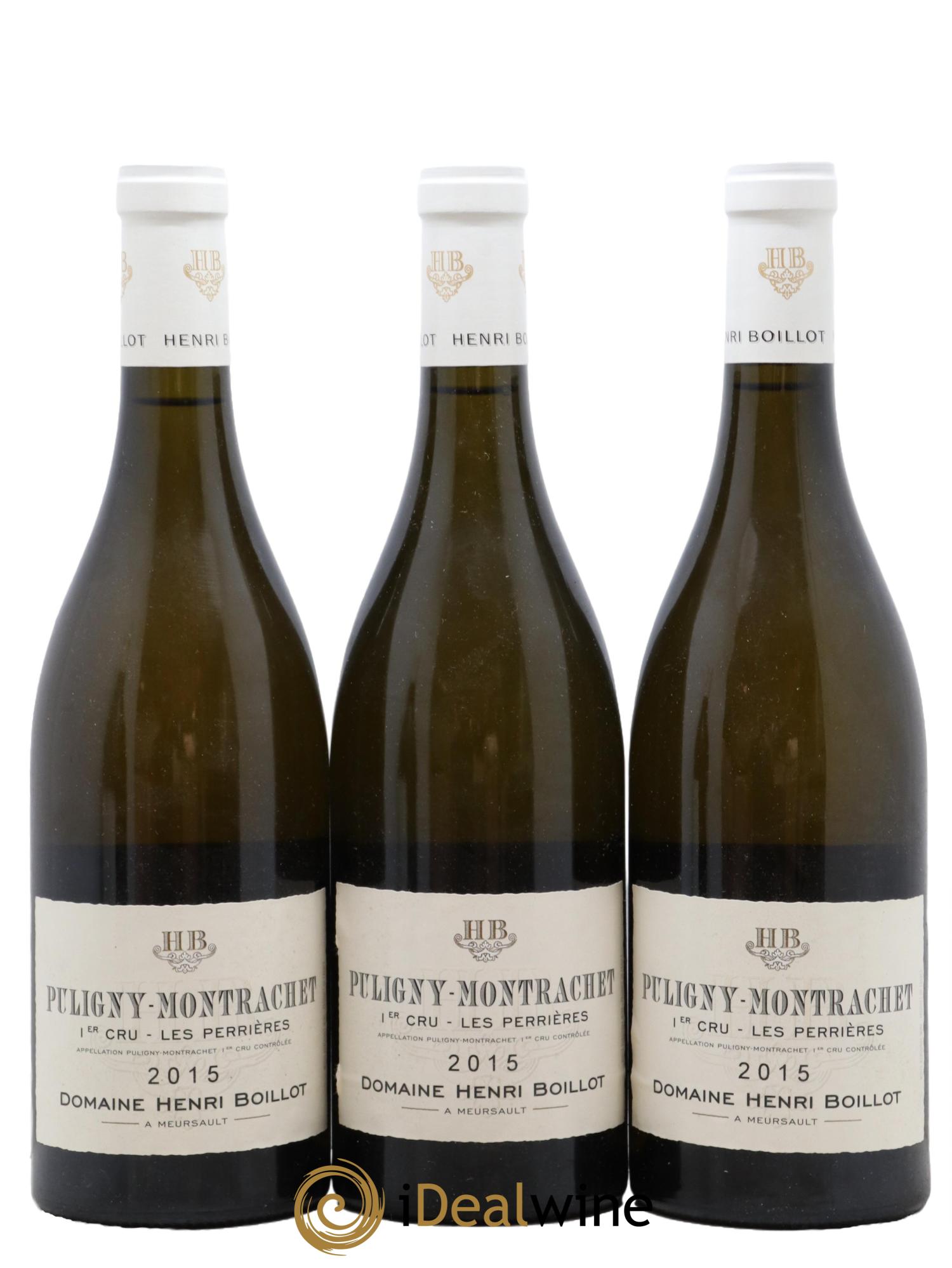 Puligny-Montrachet 1er Cru Les Perrières Henri Boillot (Domaine) 2015 - Lot de 3 bouteilles - 0