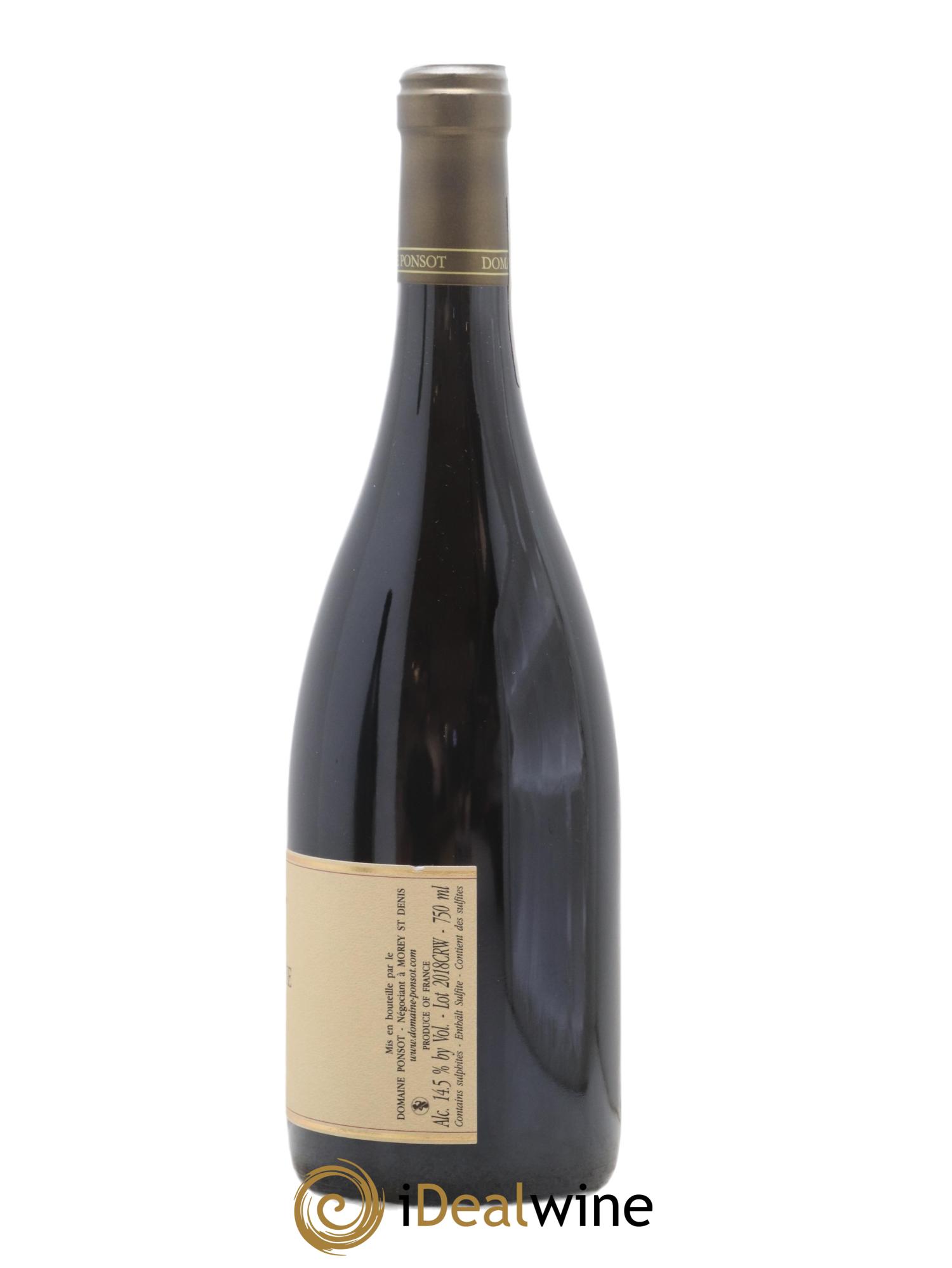 Clos de la Roche Grand Cru Vieilles Vignes Ponsot (Domaine) 2018 - Lot de 1 bouteille - 1