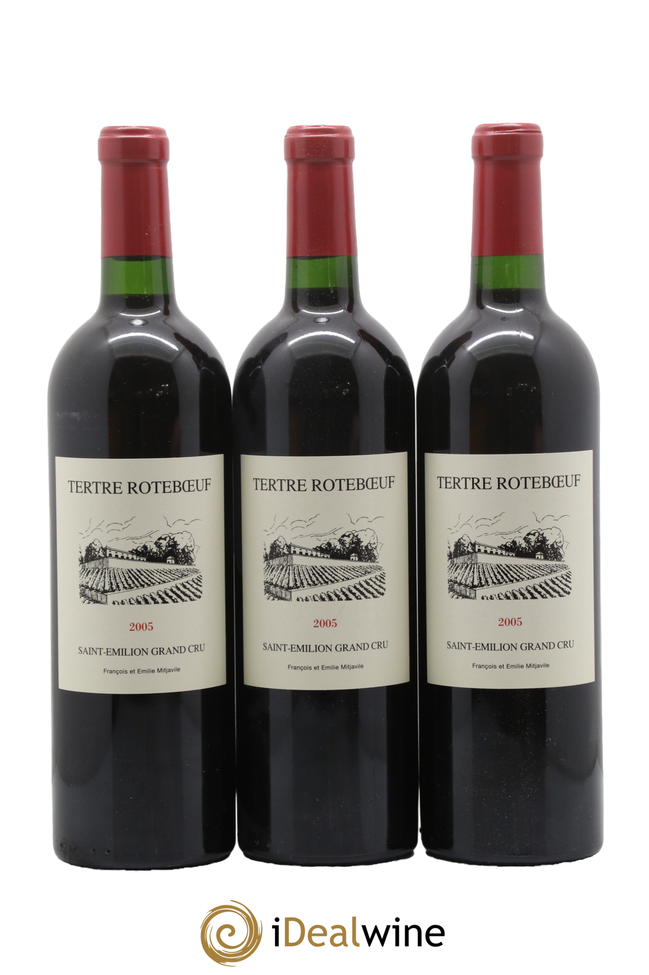 Château Tertre Roteboeuf 2005 - Lot de 6 bouteilles - 1