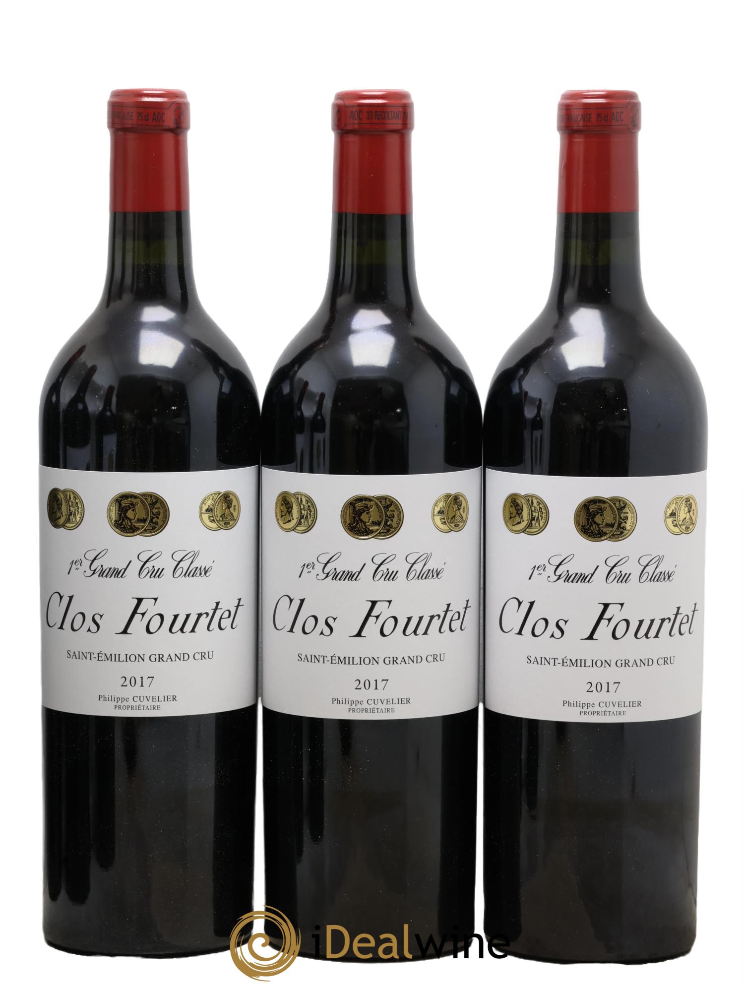 Clos Fourtet 1er Grand Cru Classé B  2017 - Lot de 6 bouteilles - 1