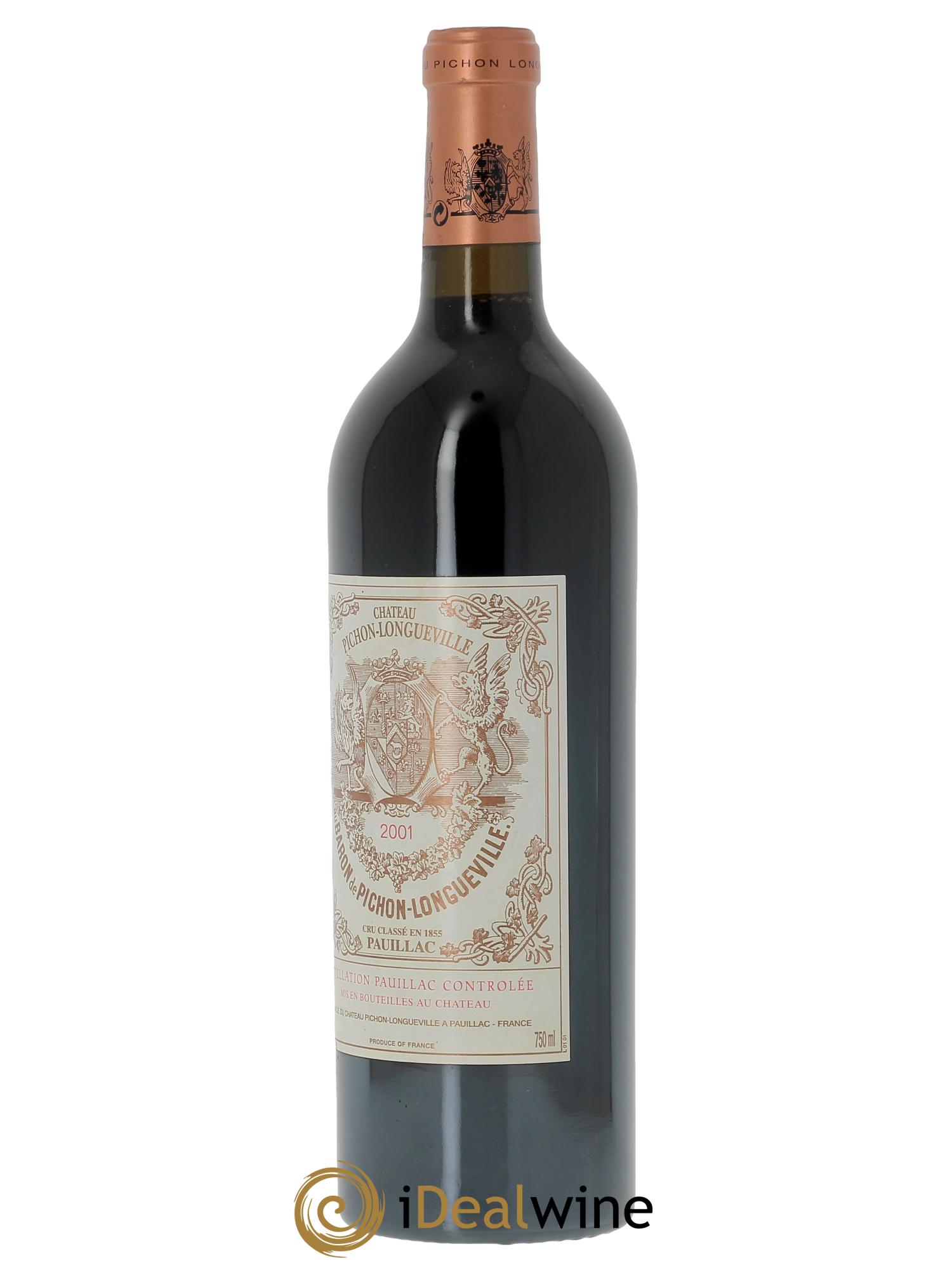 Pichon Longueville Baron 2ème Grand Cru Classé  2001 - Posten von 1 Flasche - 1