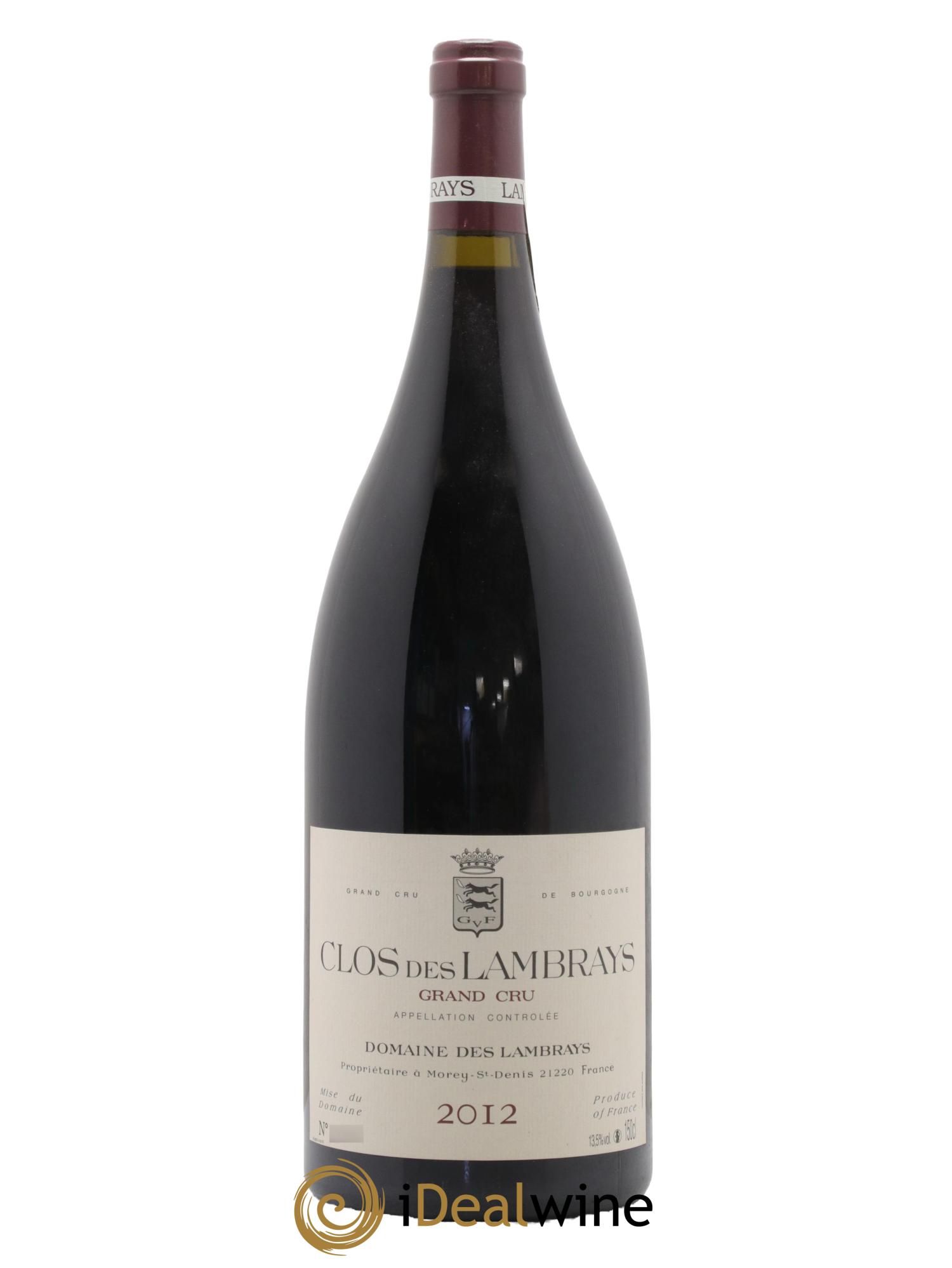 Clos des Lambrays Grand Cru Domaine des Lambrays 2012 - Lot de 1 magnum - 0