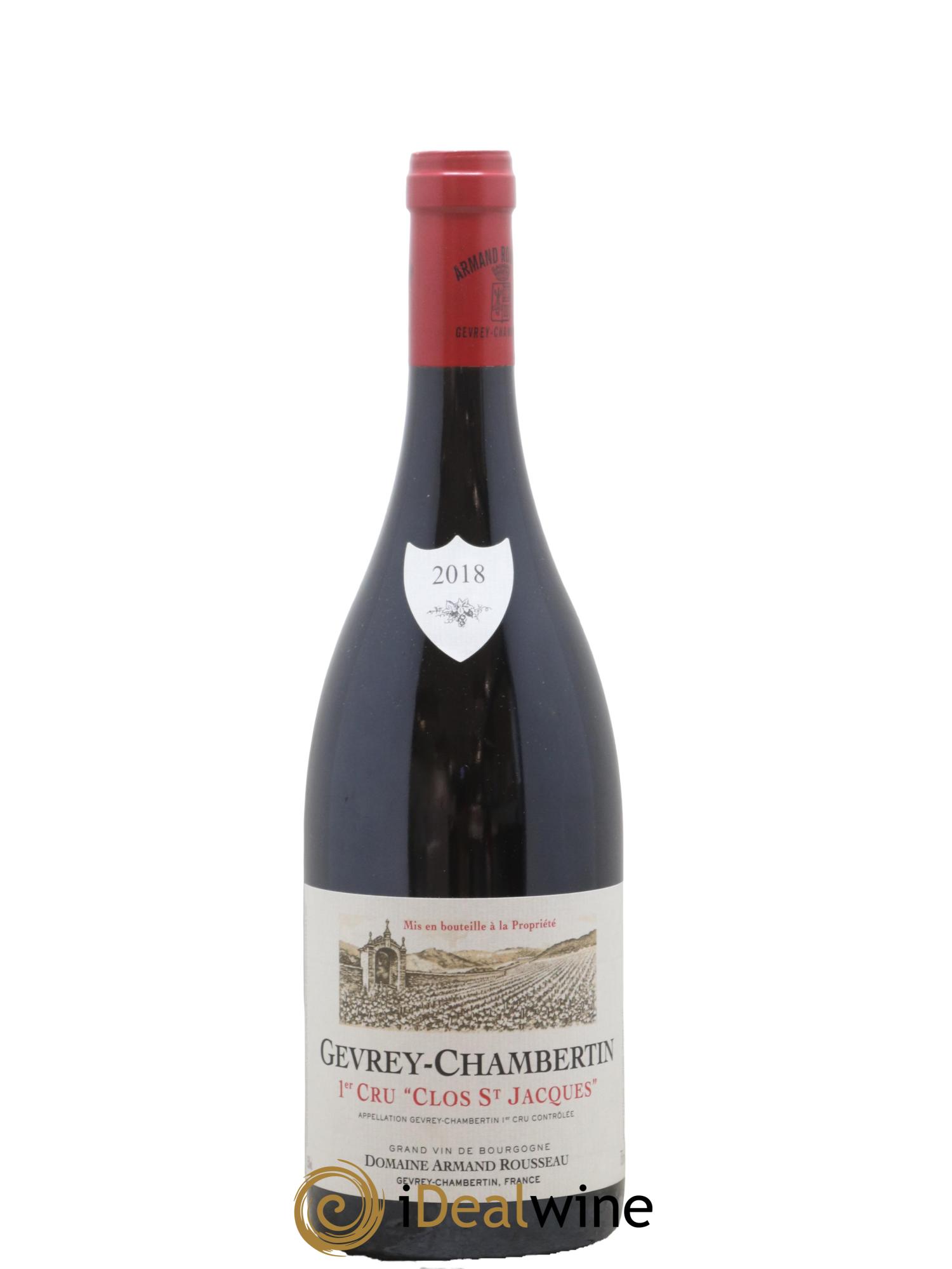 Gevrey-Chambertin 1er Cru Clos Saint-Jacques Armand Rousseau (Domaine) 2018 - Lot de 1 bouteille - 0