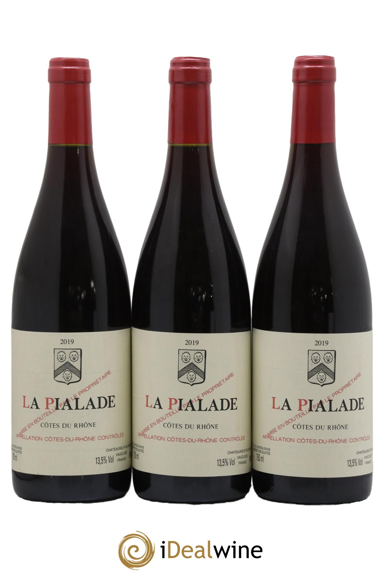 Côtes-du-Rhône La Pialade Emmanuel Reynaud 2019 - Lot of 3 bottles - 0
