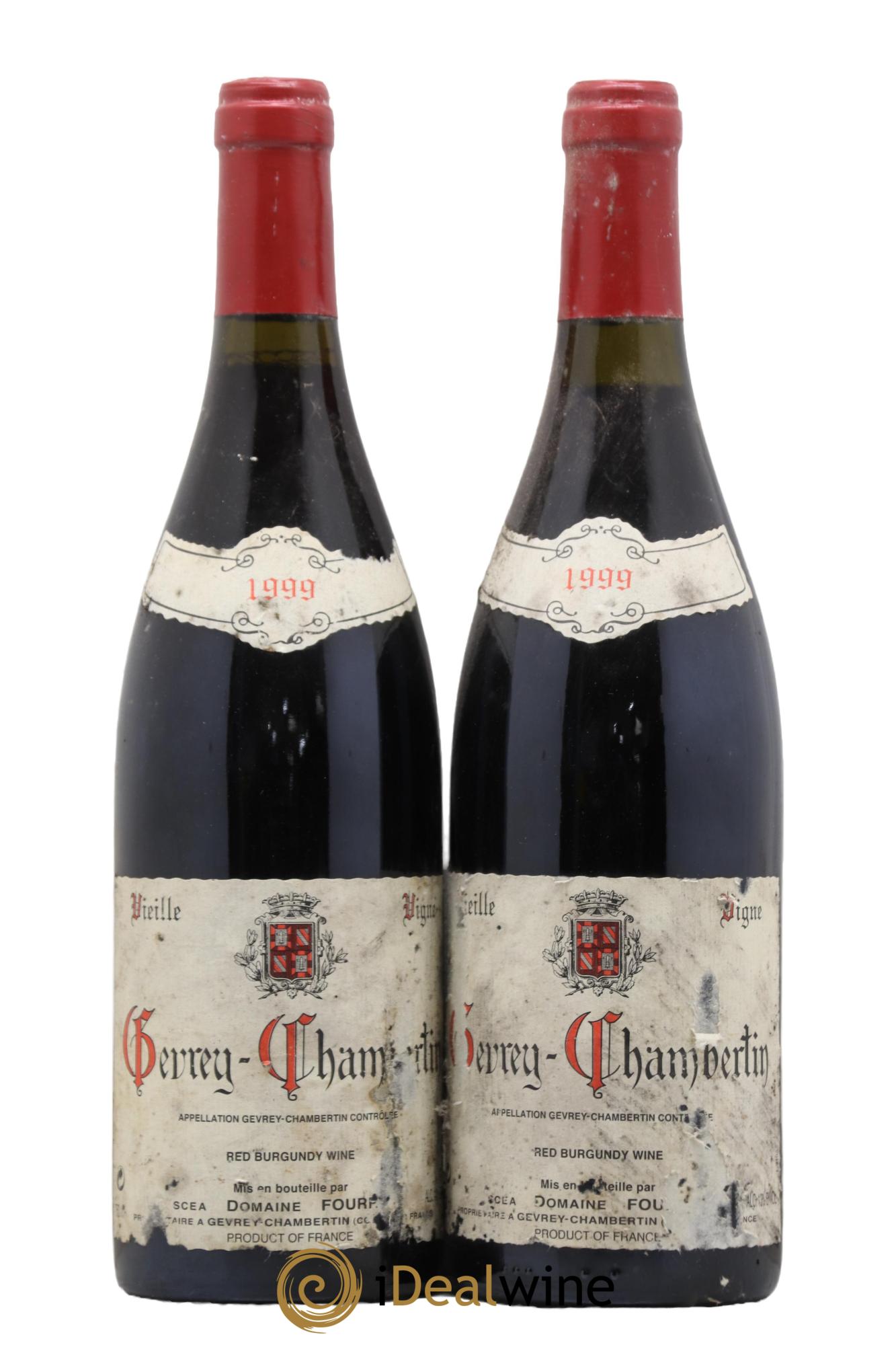 Gevrey-Chambertin Vieille Vigne Fourrier (Domaine) 1999 - Lot de 2 bouteilles - 0