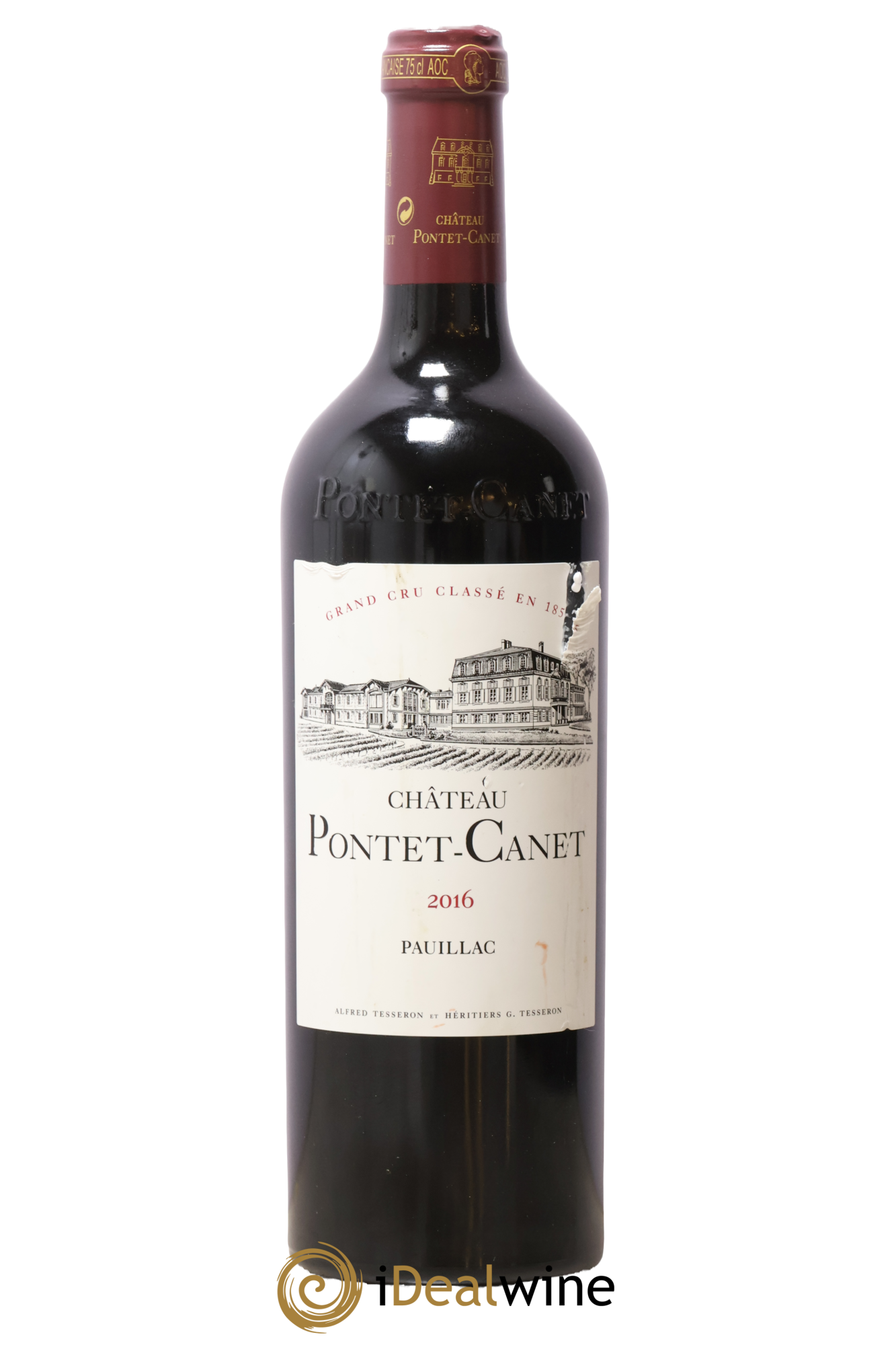 Château Pontet Canet 5ème Grand Cru Classé 2016 - Lot de 1 bouteille - 0