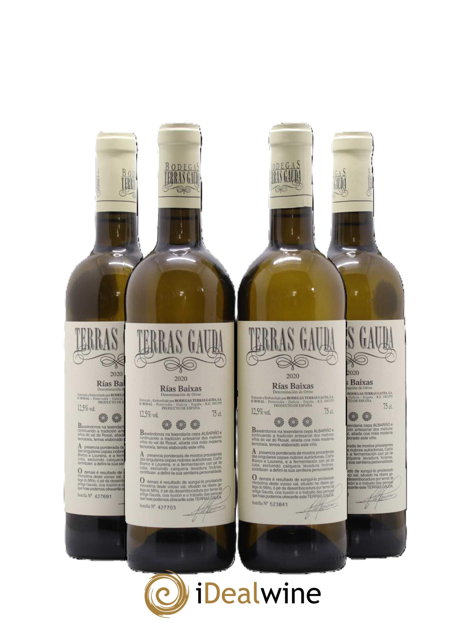 Rias Baixas Albarino Terras Gauda  2020 - Lotto di 4 bottiglie - 0