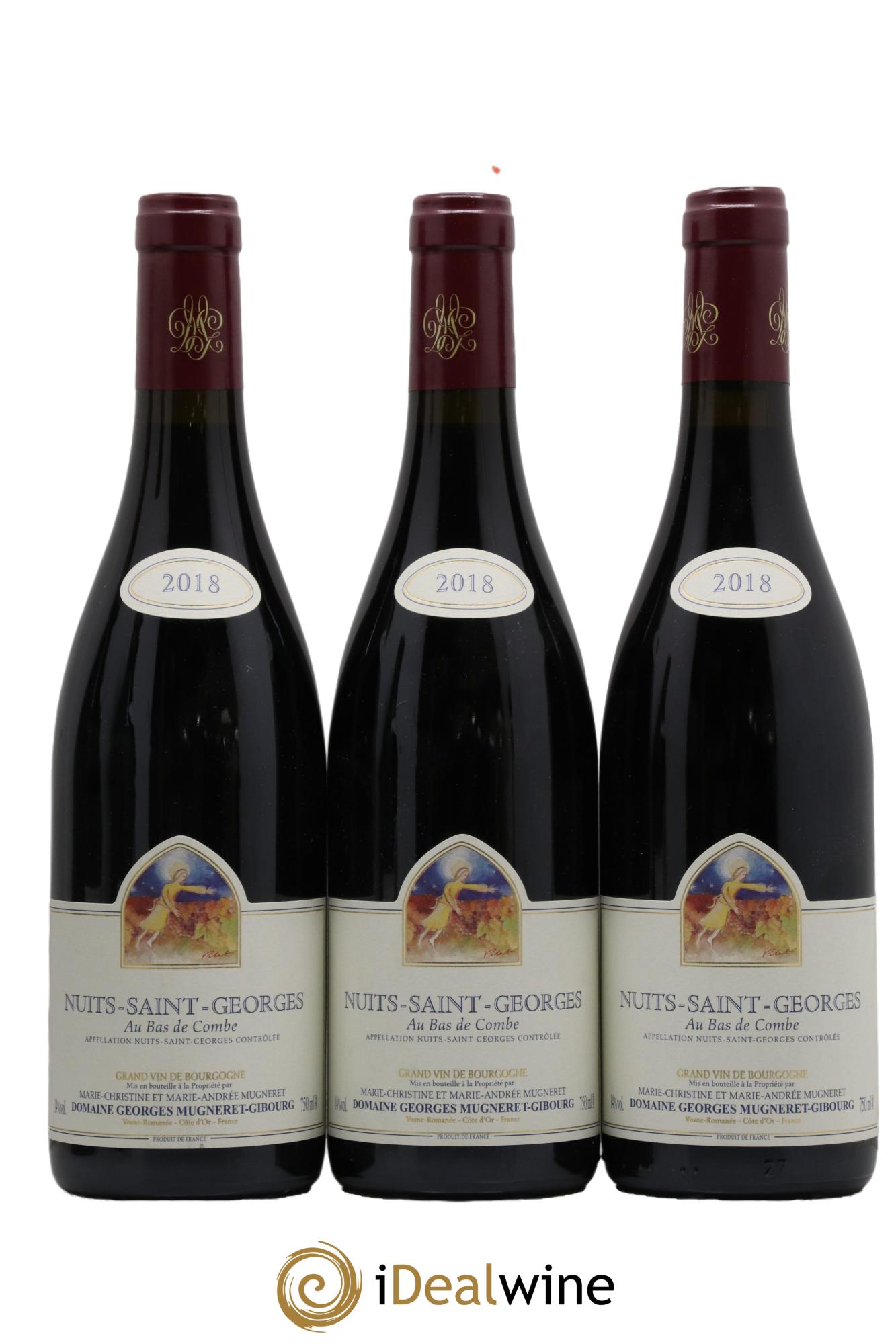 Nuits-Saint-Georges Au Bas de Combe Mugneret-Gibourg (Domaine) 2018 - Lot de 3 bouteilles - 0