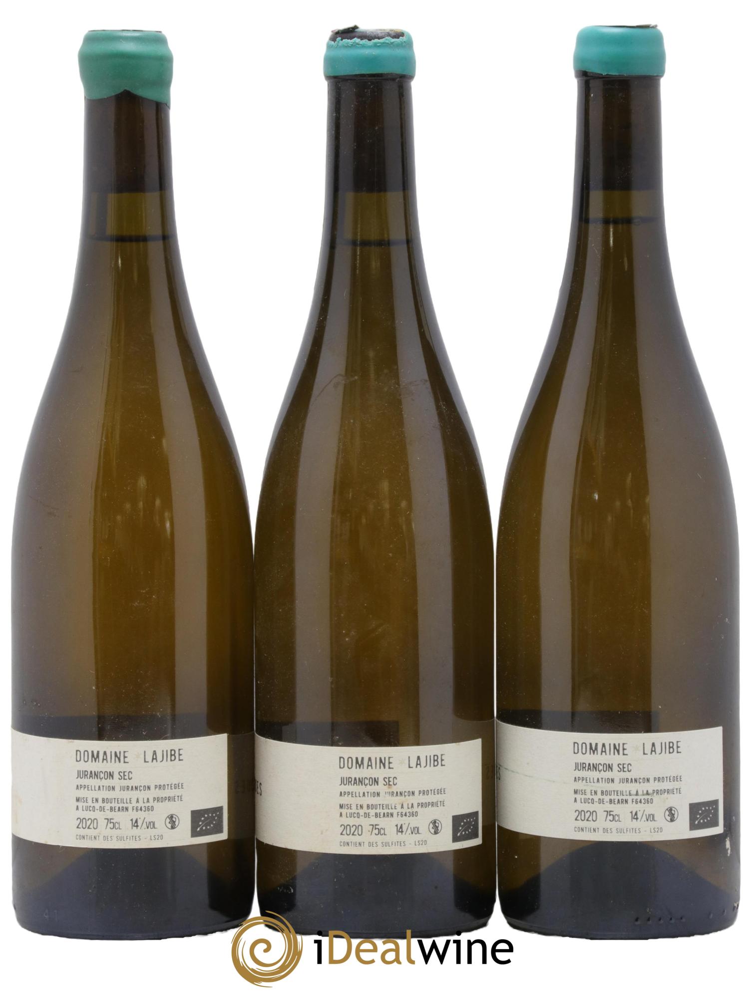 Jurançon sec Serres-Seques Domaine Lajibe - Jean-Baptiste Semmartin 2020 - Lot of 3 bottles - 1