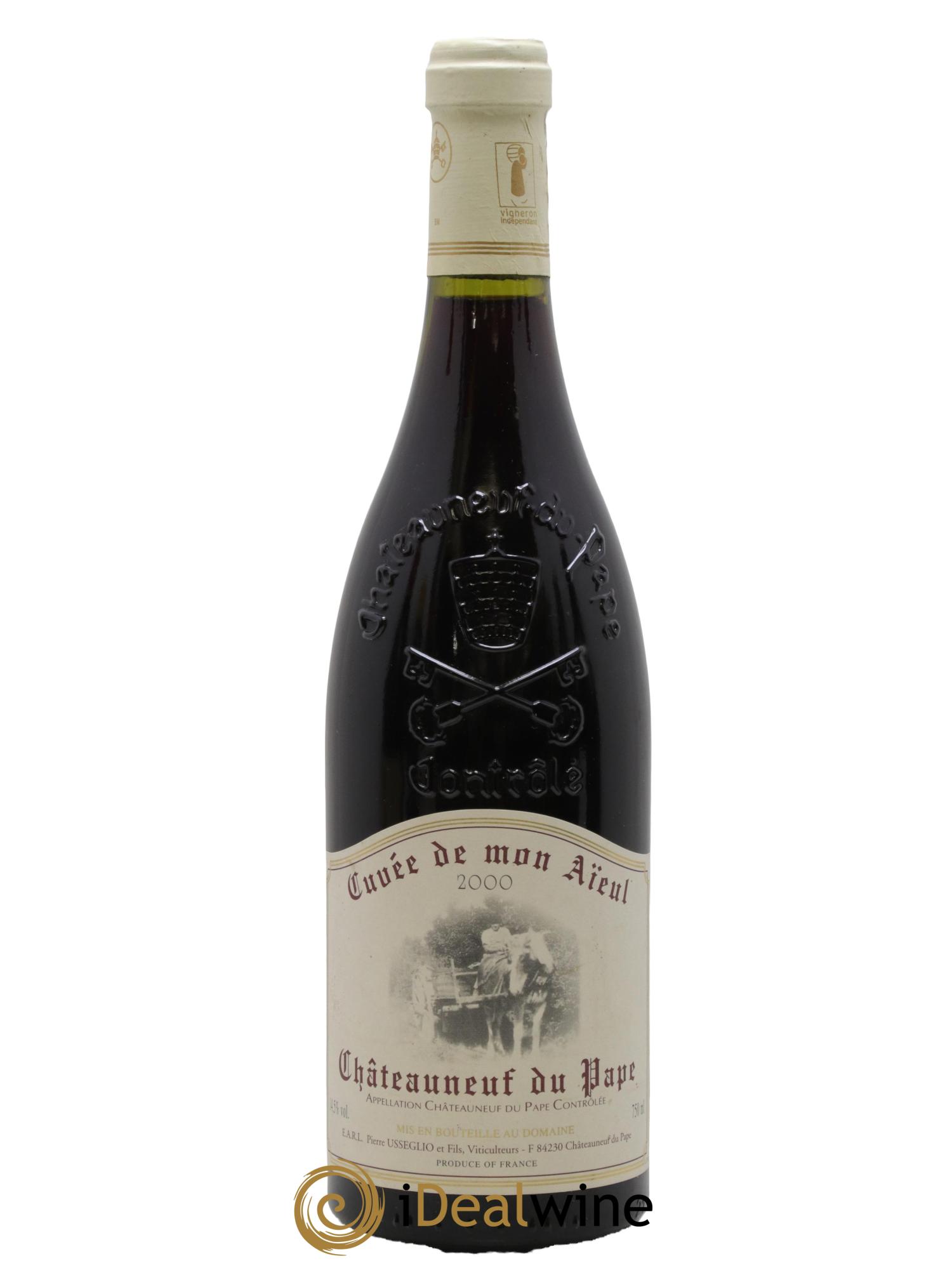 Châteauneuf-du-Pape Cuvée de mon Aïeul Pierre Usseglio & Fils 2000 - Lot de 1 bouteille - 0