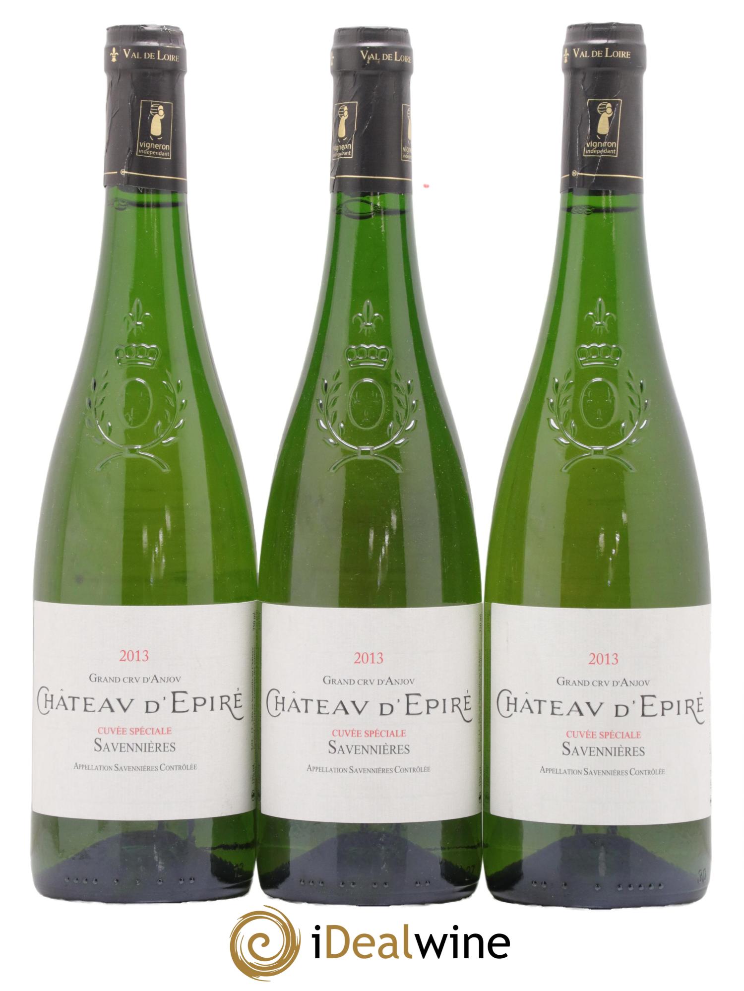 Savennières Cuvee Speciale Chateau d Epire 2013 - Lot de 3 bouteilles - 0