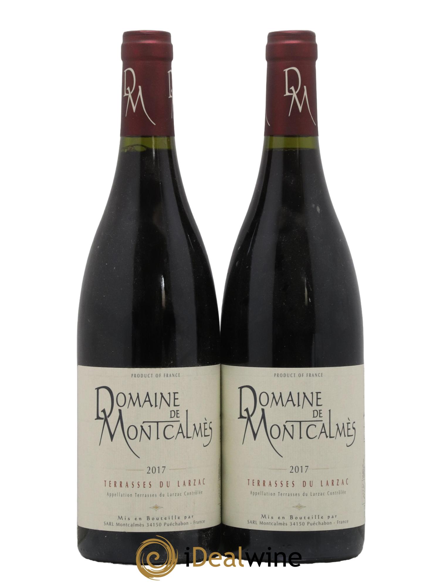 Terrasses du Larzac Domaine de Montcalmès Frédéric Pourtalié 2017 - Lot de 2 bouteilles - 0