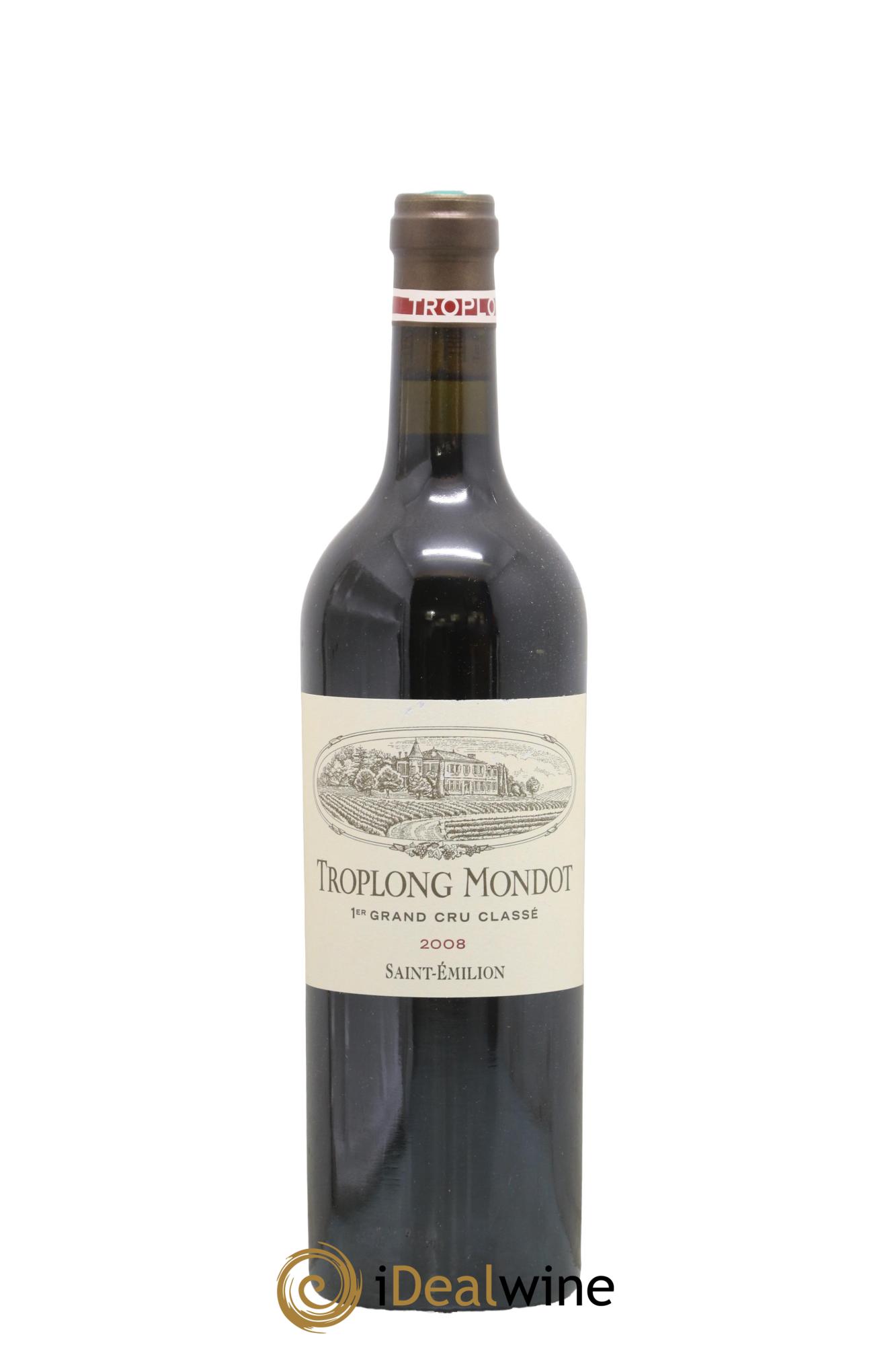Château Troplong Mondot 1er Grand Cru Classé B 2008 - Lot of 1 bottle - 0