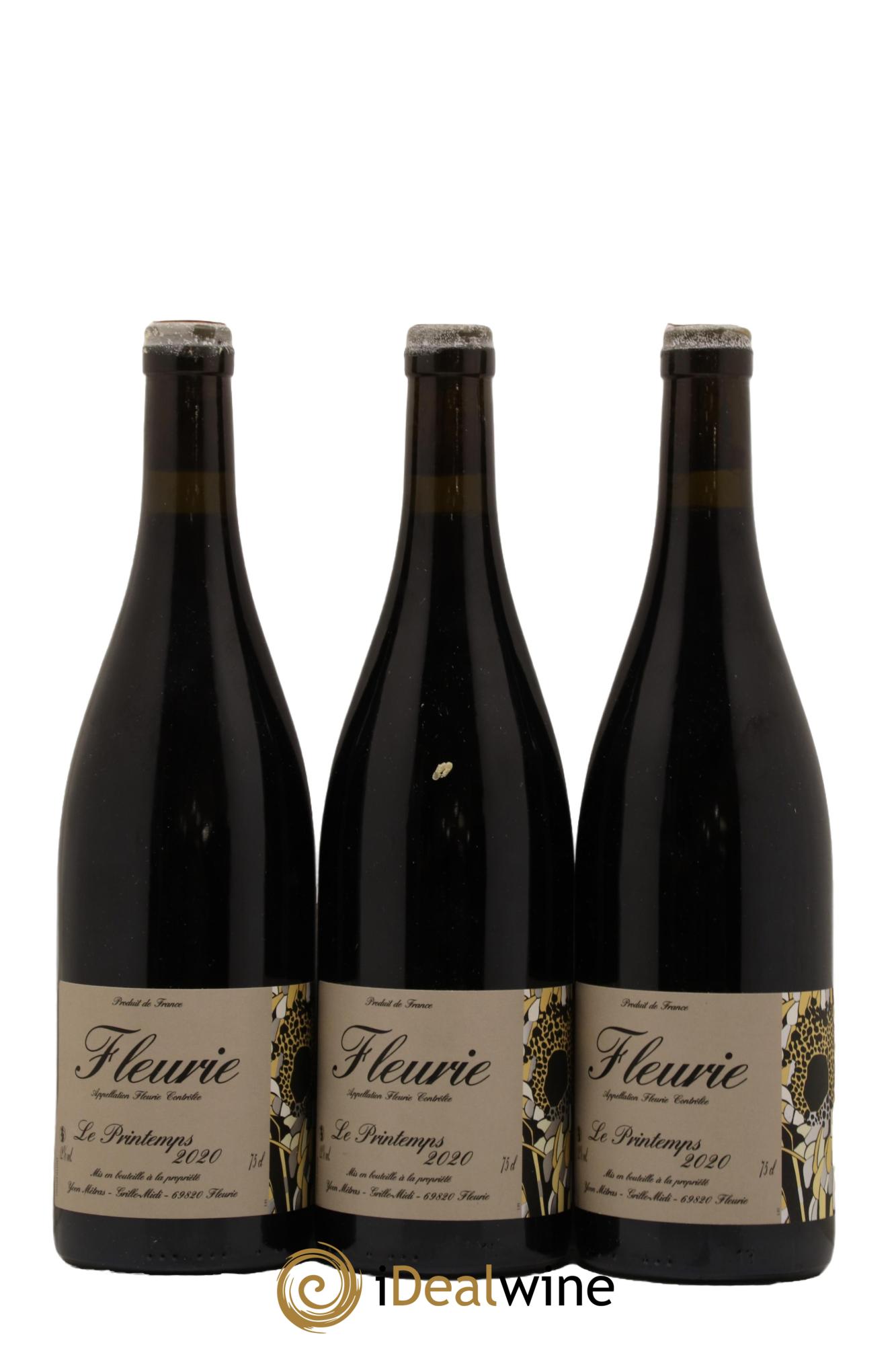 Fleurie Le Printemps Yvon Métras 2020 - Lot de 3 bouteilles - 0