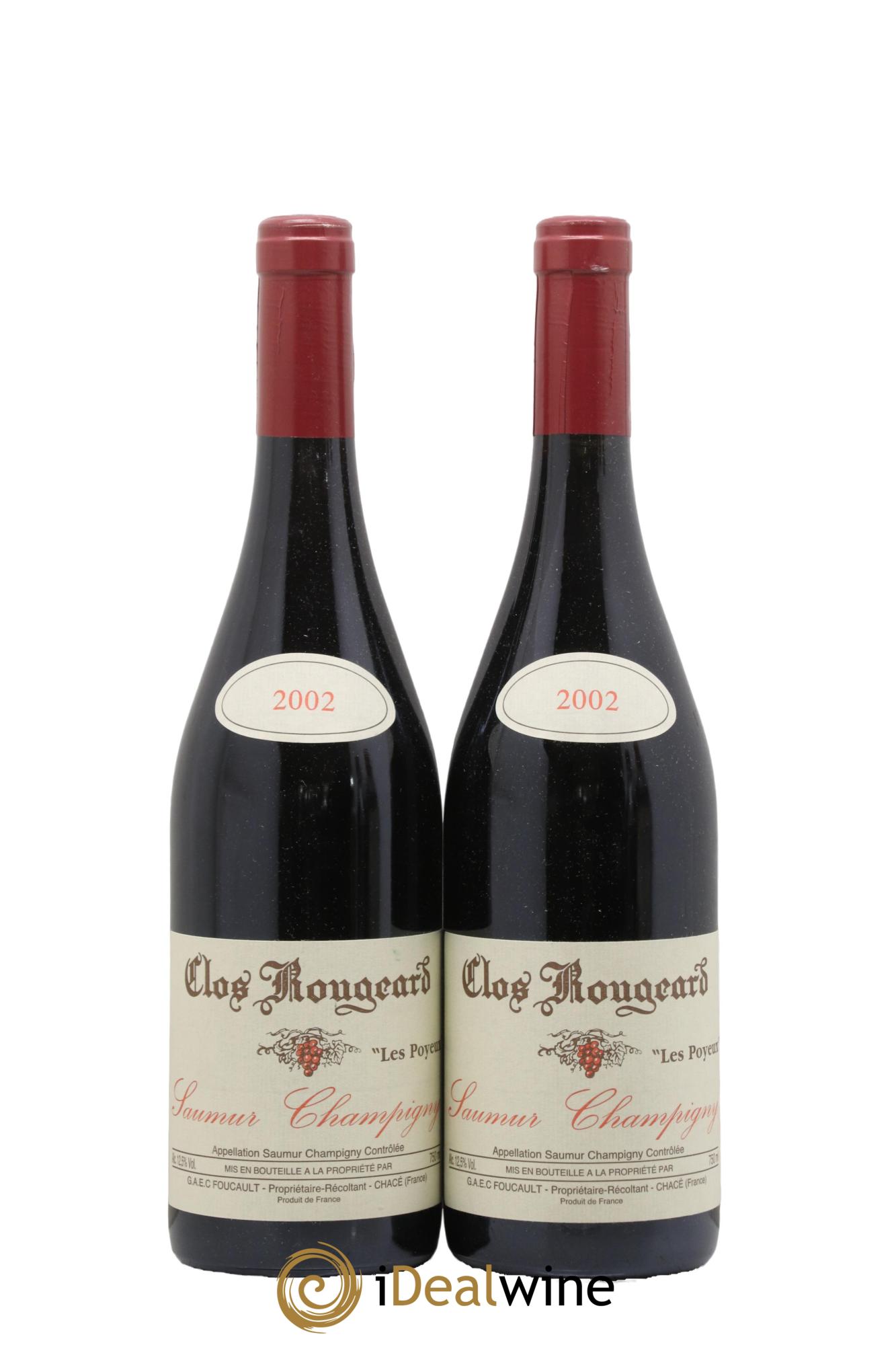 Saumur-Champigny Les Poyeux Clos Rougeard 2002 - Lotto di 2 bottiglie - 0