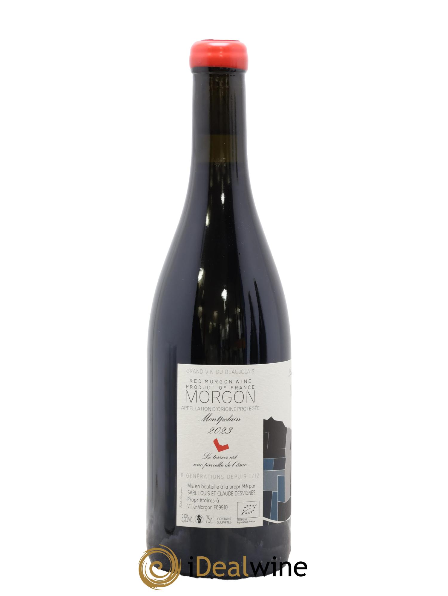 Morgon Montpelain Louis-Claude Desvignes 2023 - Lot de 1 bouteille - 1