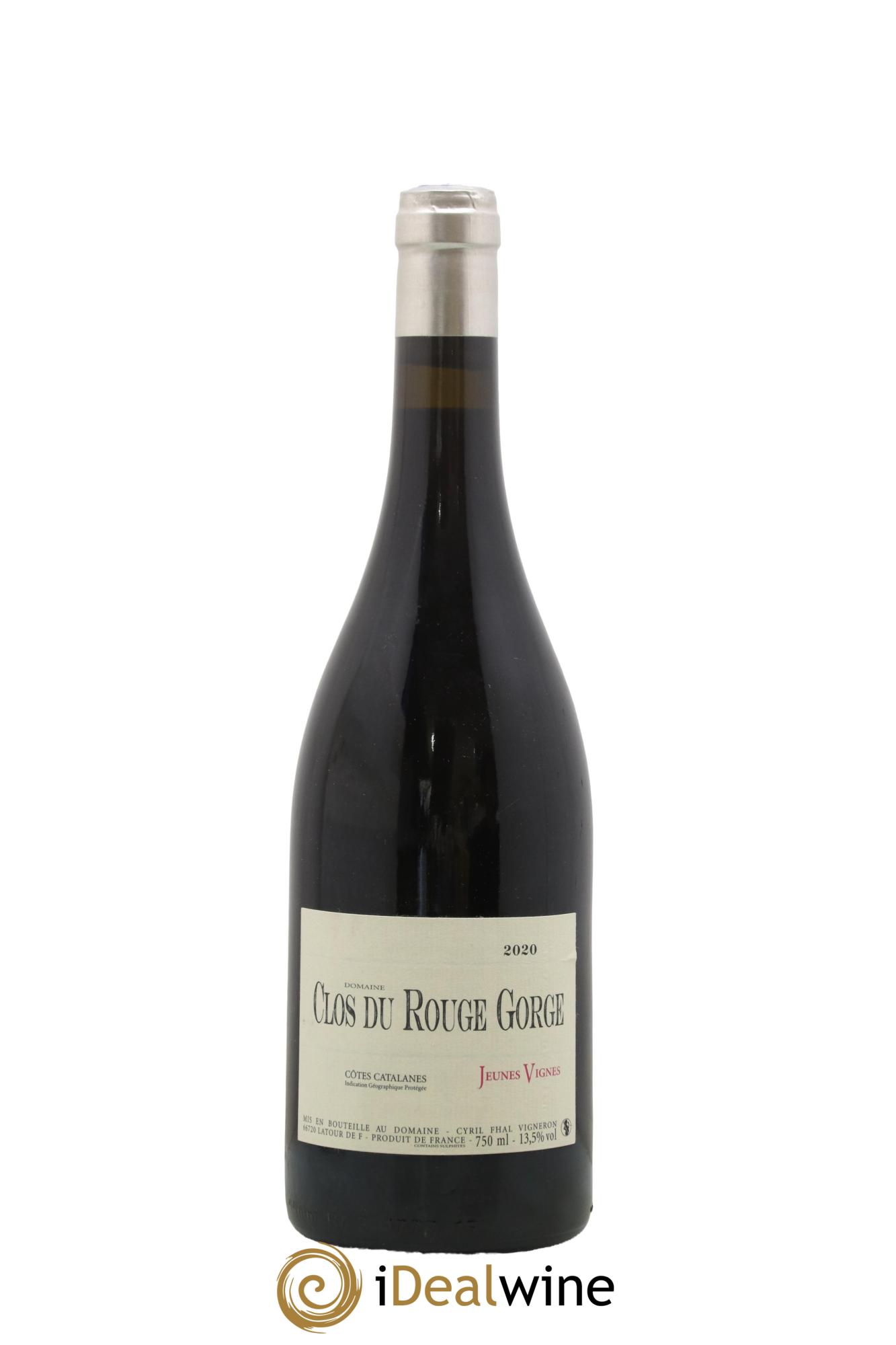 Côtes Catalanes (VDP des Côtes Catalanes) Clos du Rouge Gorge Jeunes Vignes Cyril Fhal 2020 - Lot de 1 bouteille - 0