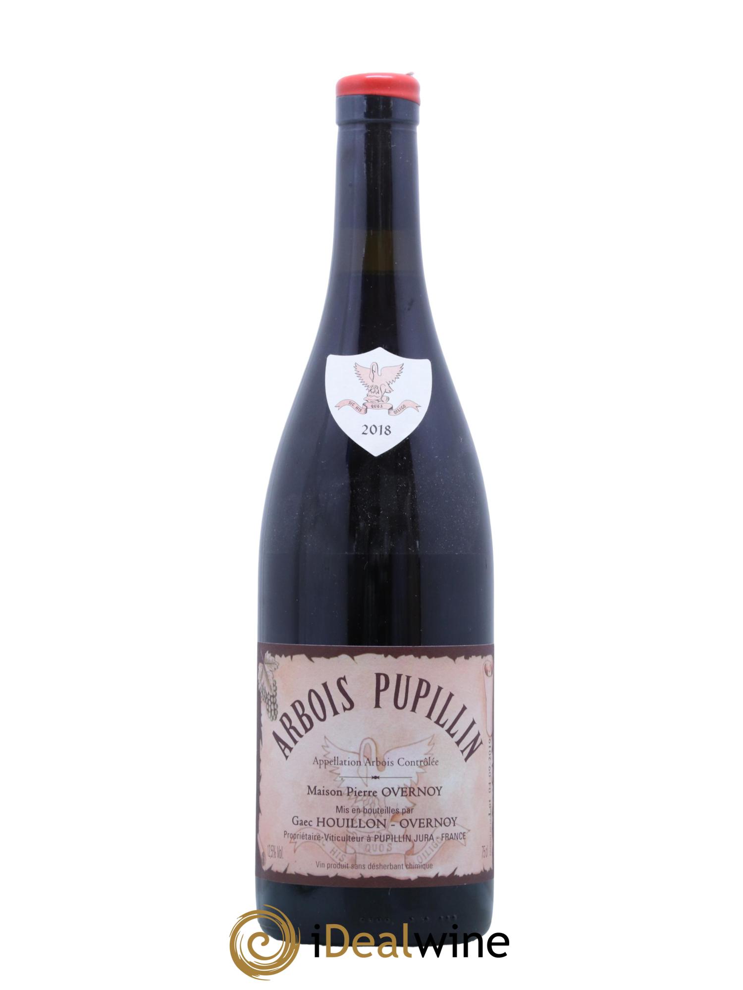 Arbois Pupillin Poulsard (cire rouge) Overnoy-Houillon (Domaine)  2018 - Lot de 1 bouteille - 0