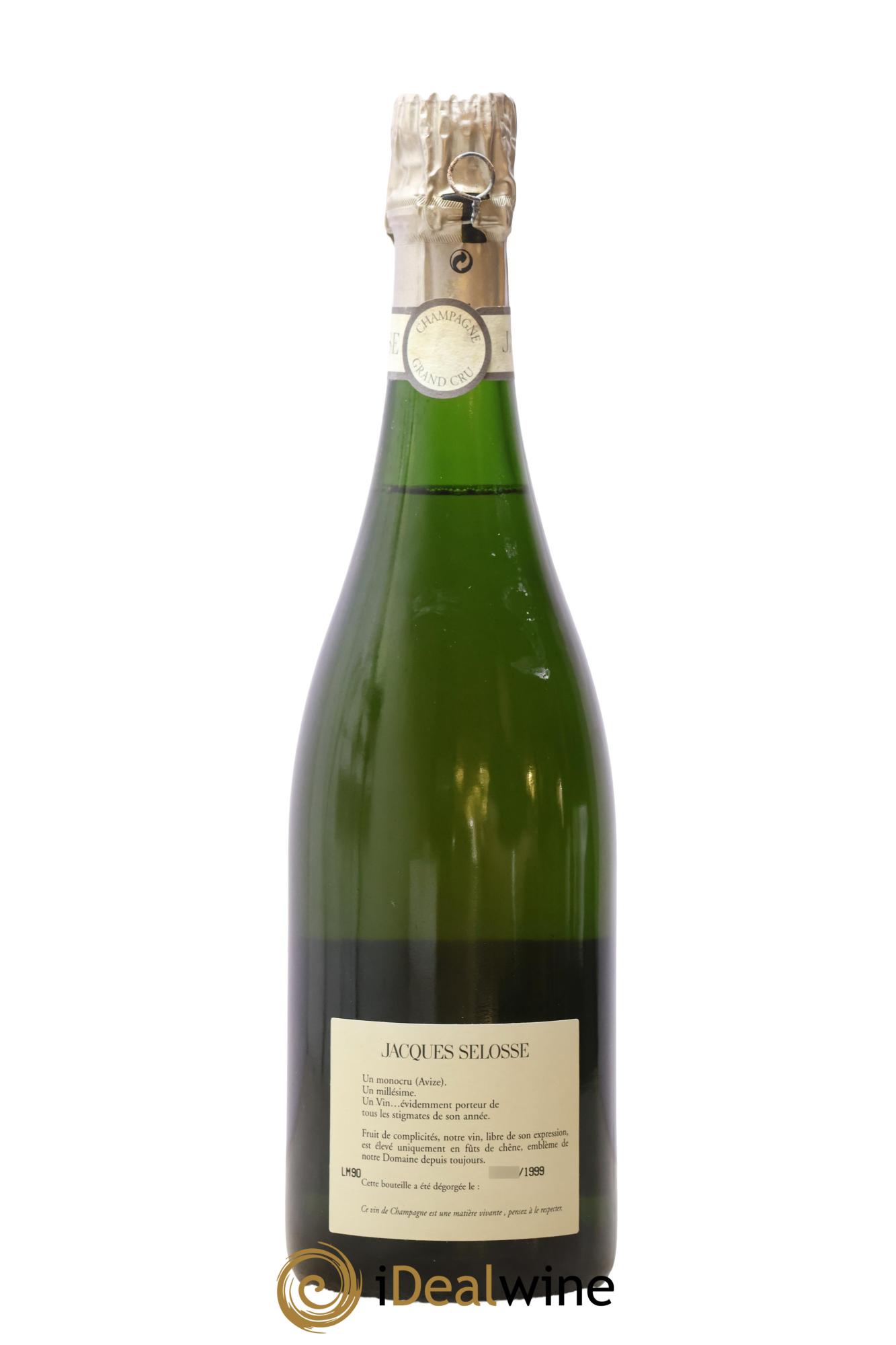 Grand Cru Blanc de Blancs Brut Jacques Selosse 1989 - Lot of 1 bottle - 1