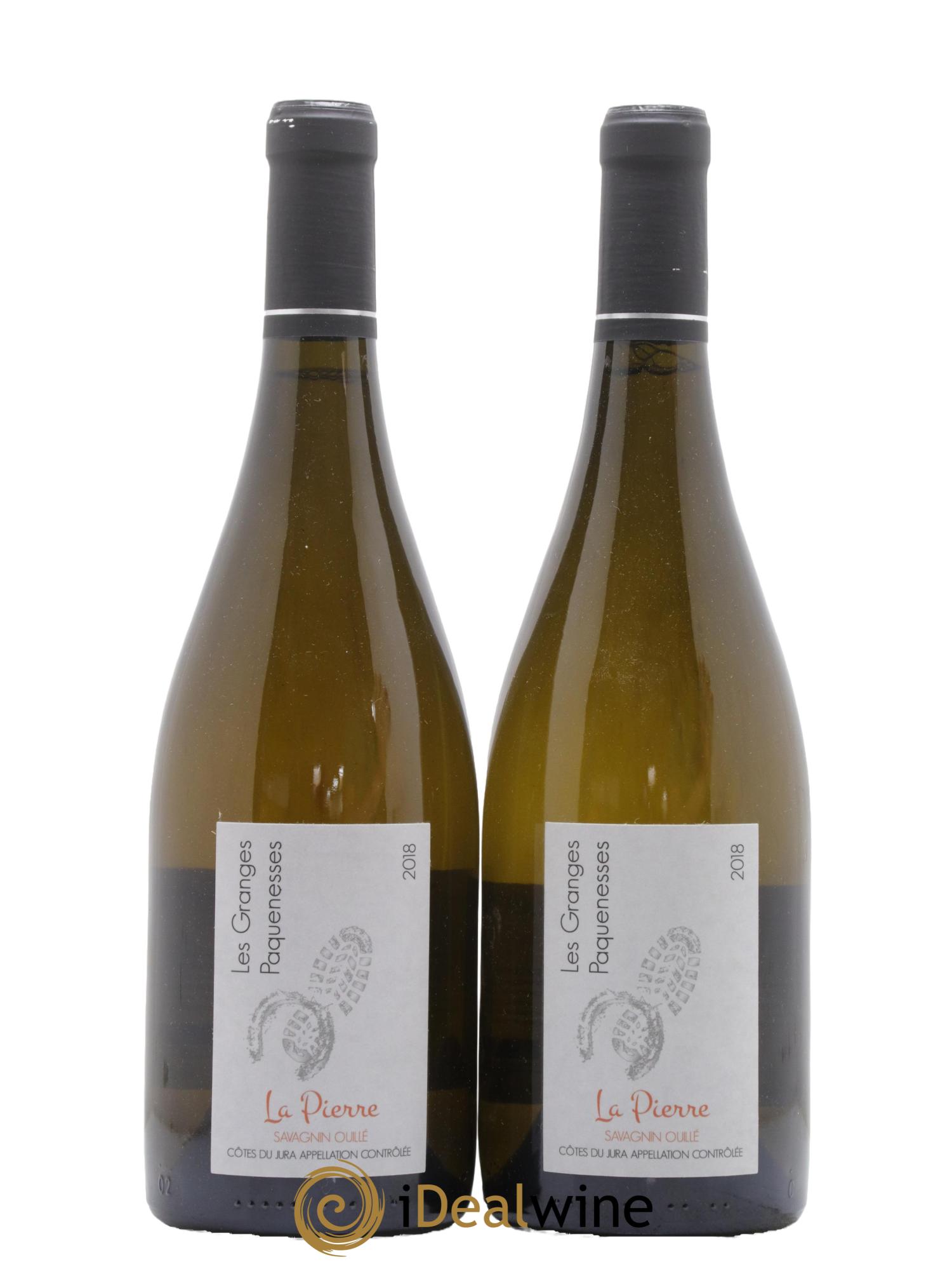 Côtes du Jura Savagnin La Pierre Les Granges Paquenesses 2018 - Lot of 2 bottles - 0
