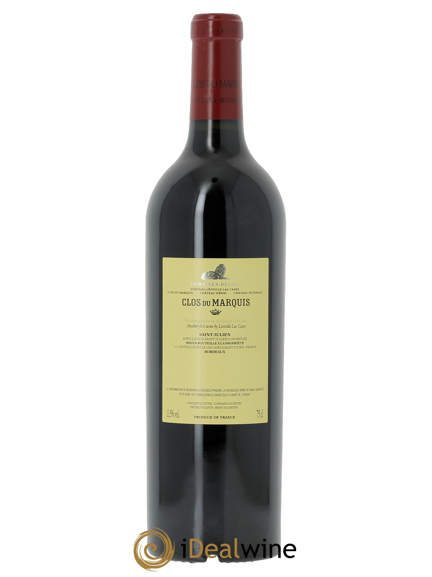 Clos du Marquis (CBO à partir de 6 bts) 2023 - Lot de 1 bouteille - 1